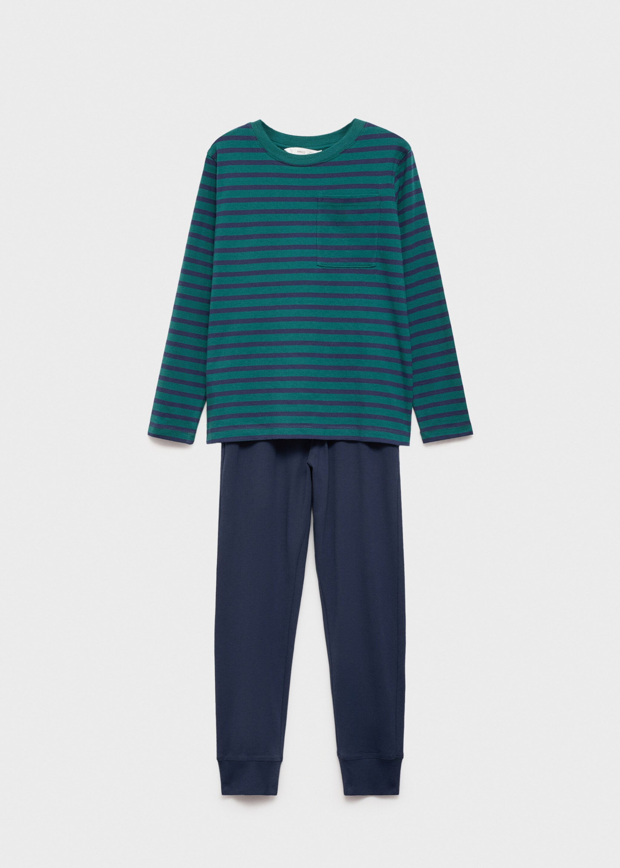 Striped long pyjamas - Article without model
