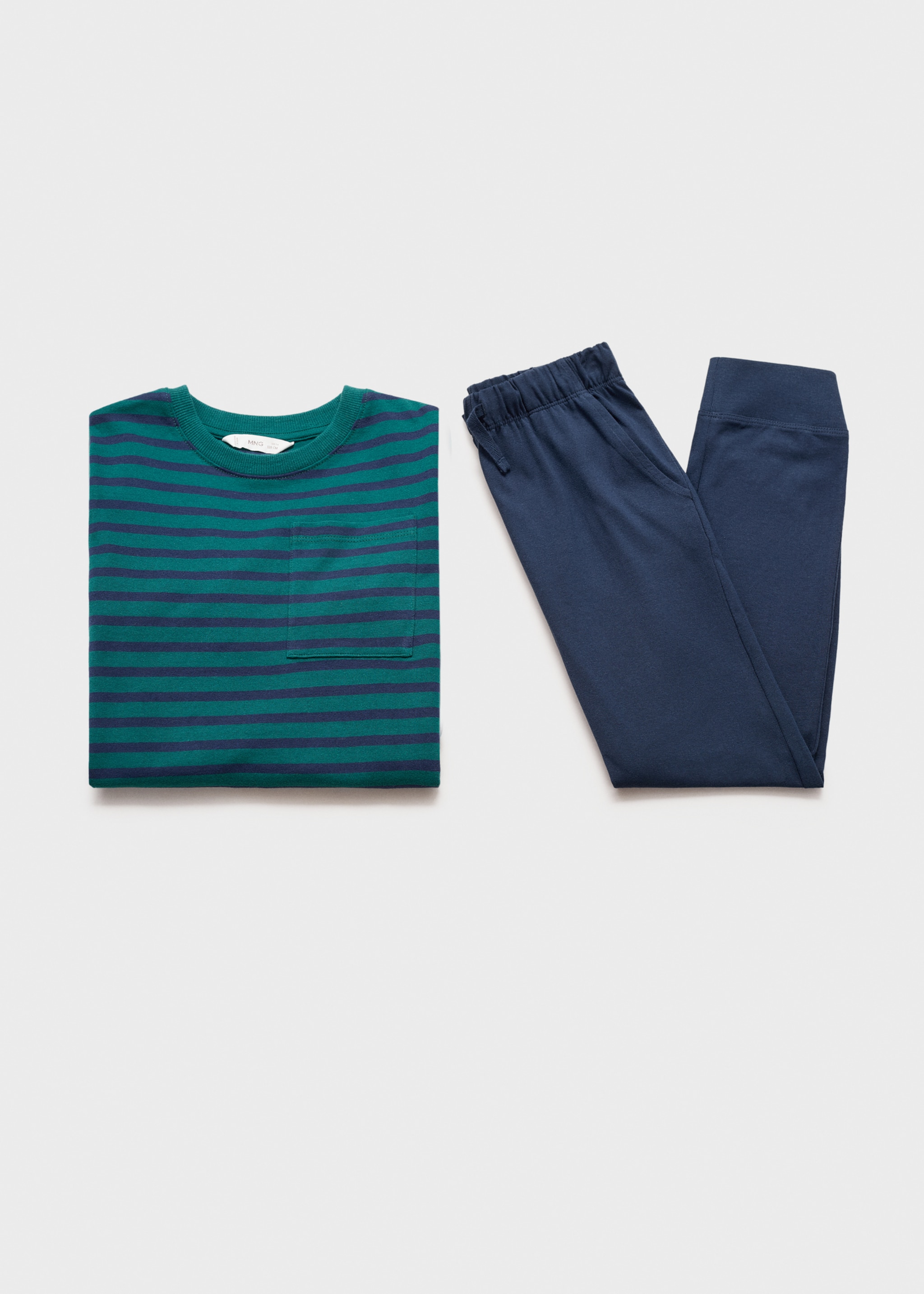 Striped long pyjamas - Details of the article 0