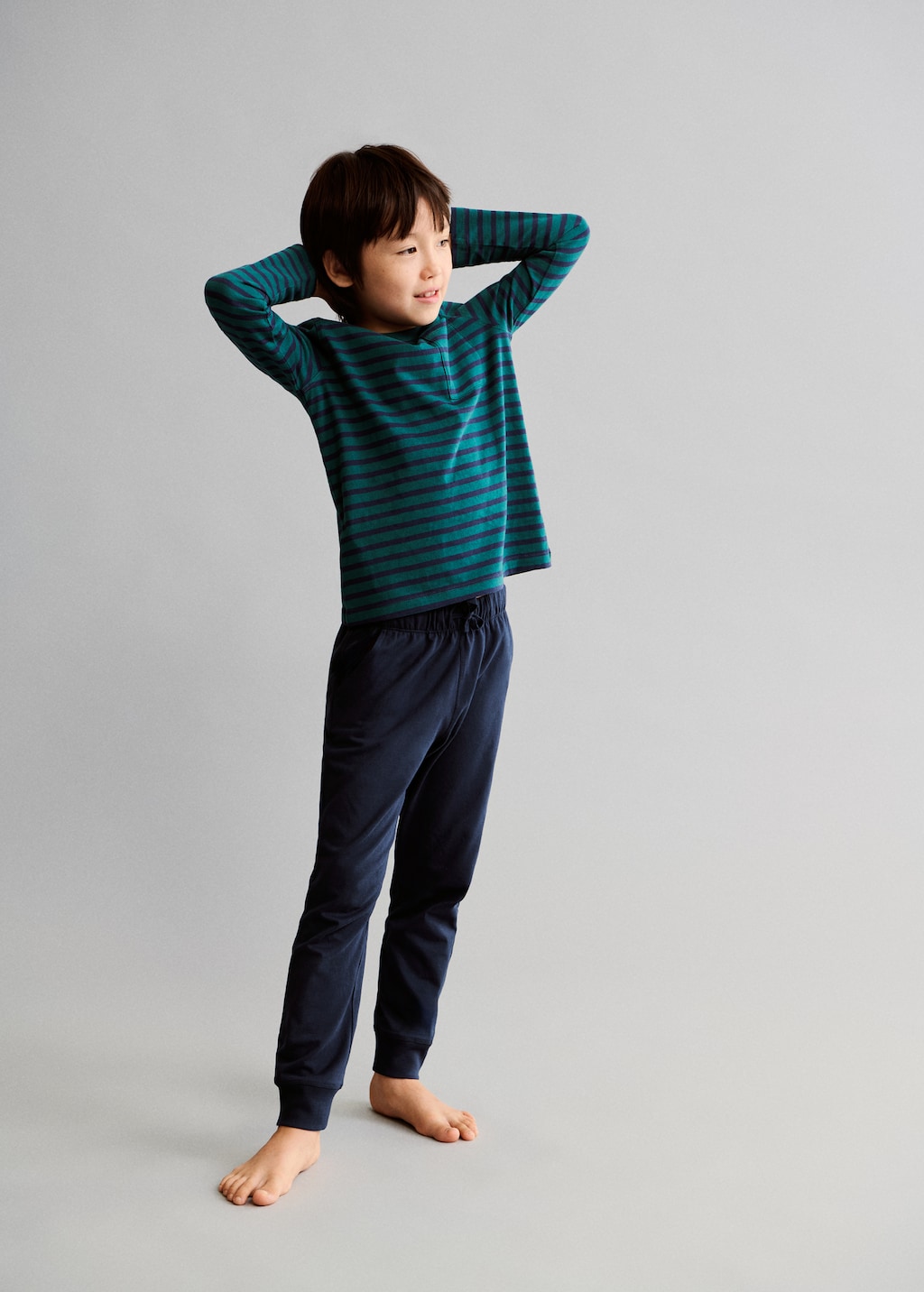 Striped long pyjamas