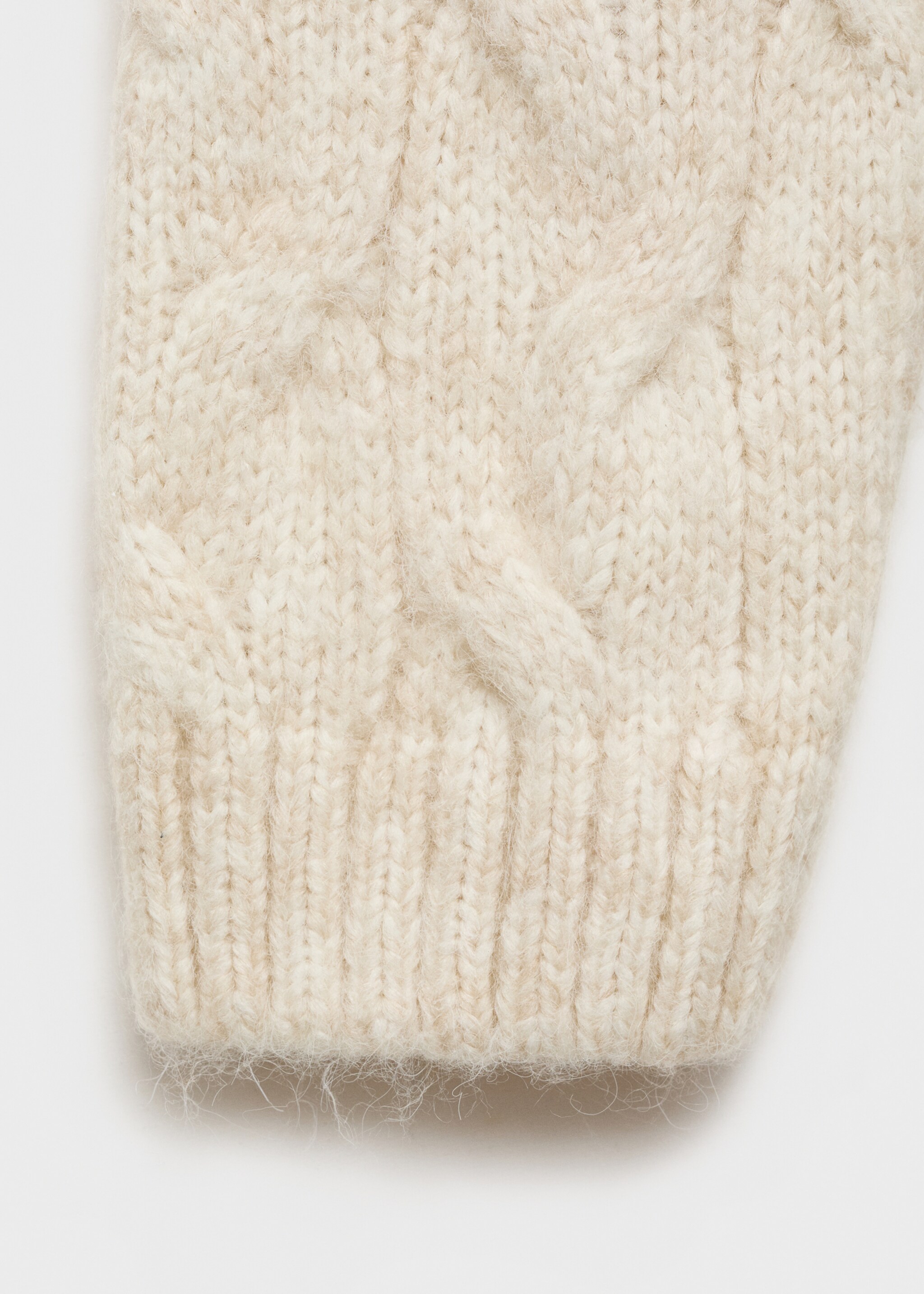 Cable knit turtleneck sweater - Details of the article 0
