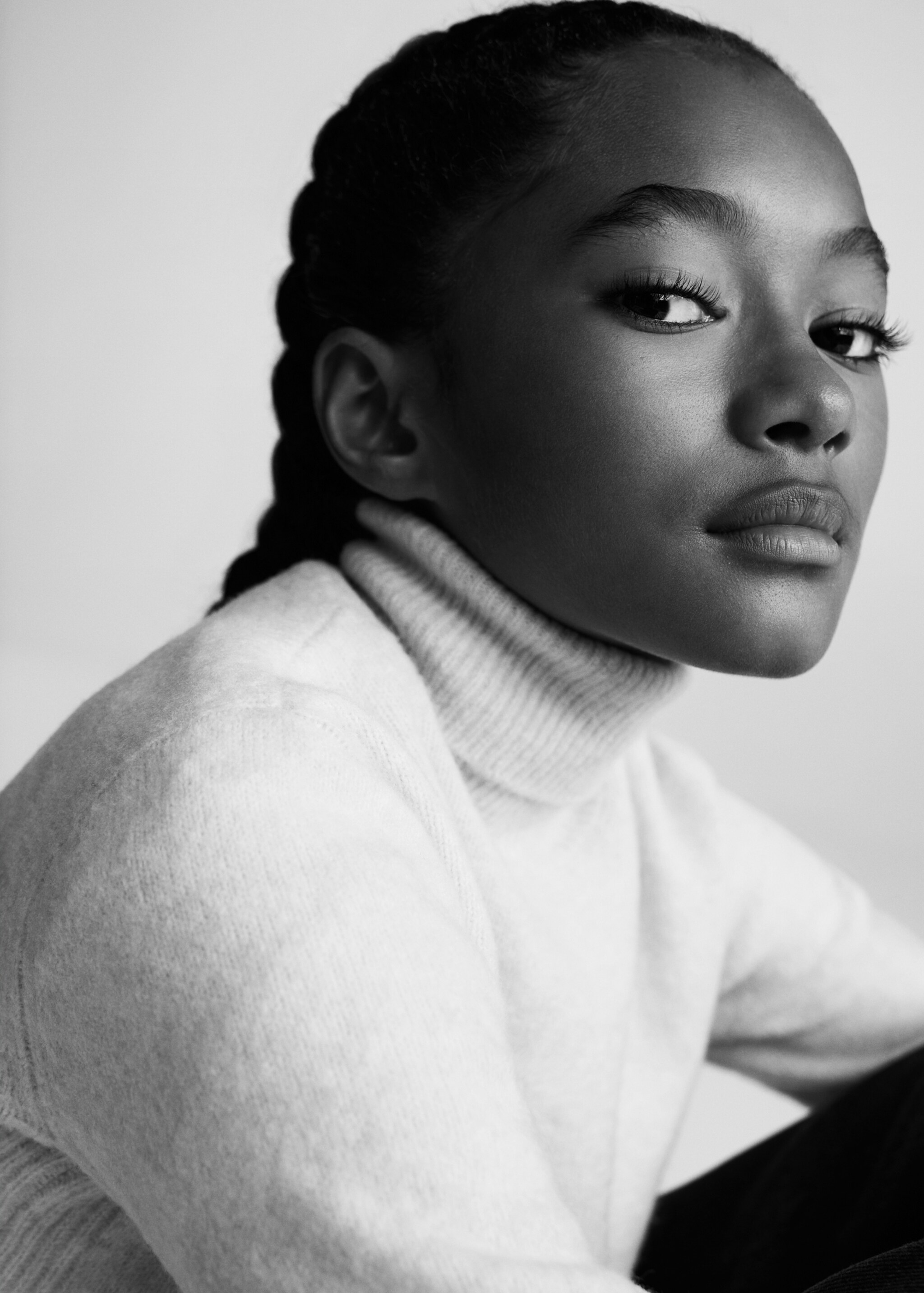Turtleneck knit sweater - Details of the article 2