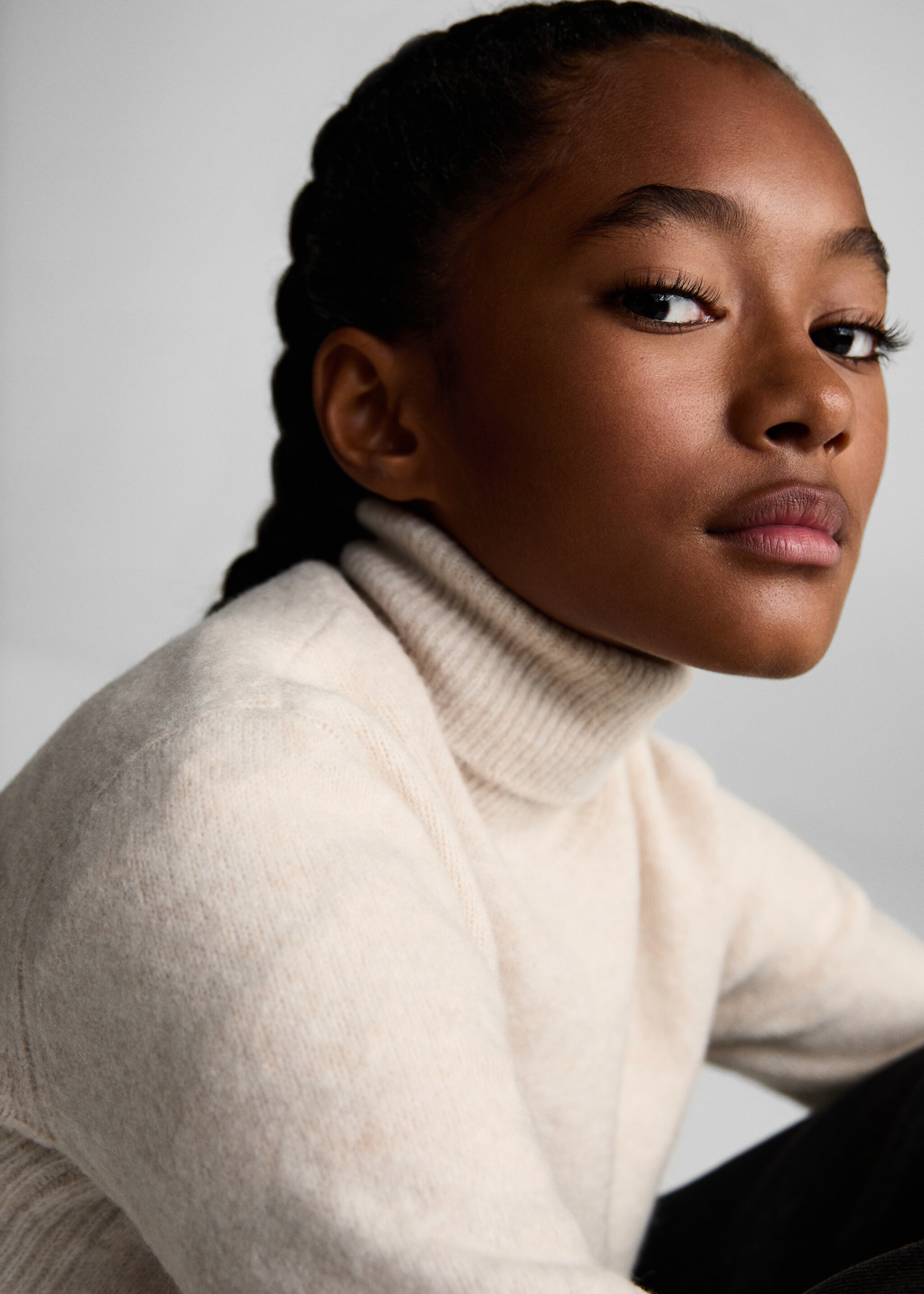 Turtleneck knit sweater - Details of the article 4