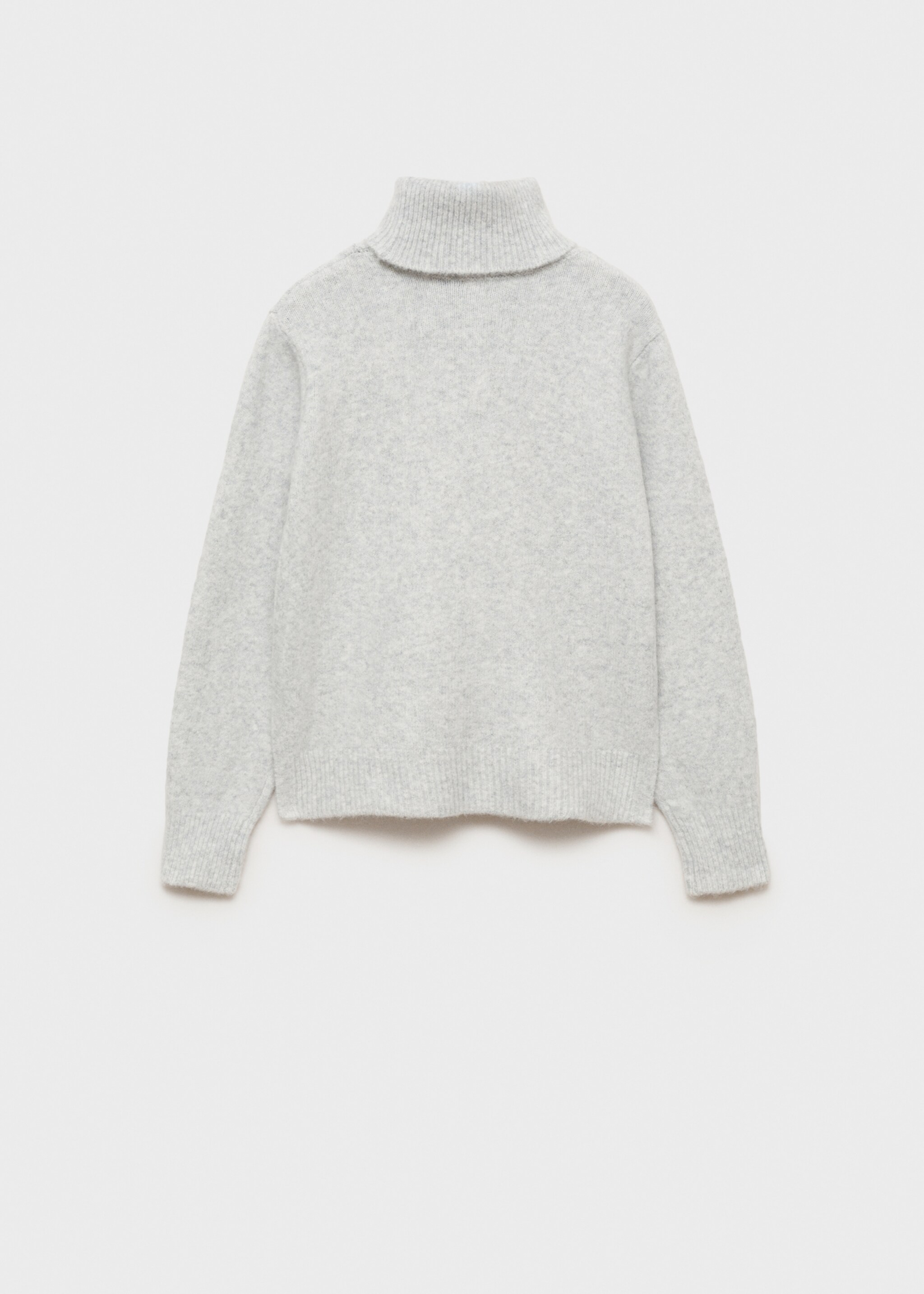 Turtleneck knit sweater - Reverse of the article