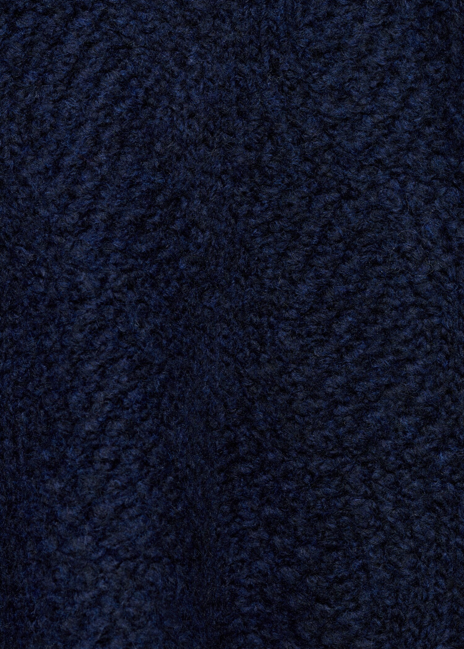 Knitted sweater with perkins neck - Details of the article 0