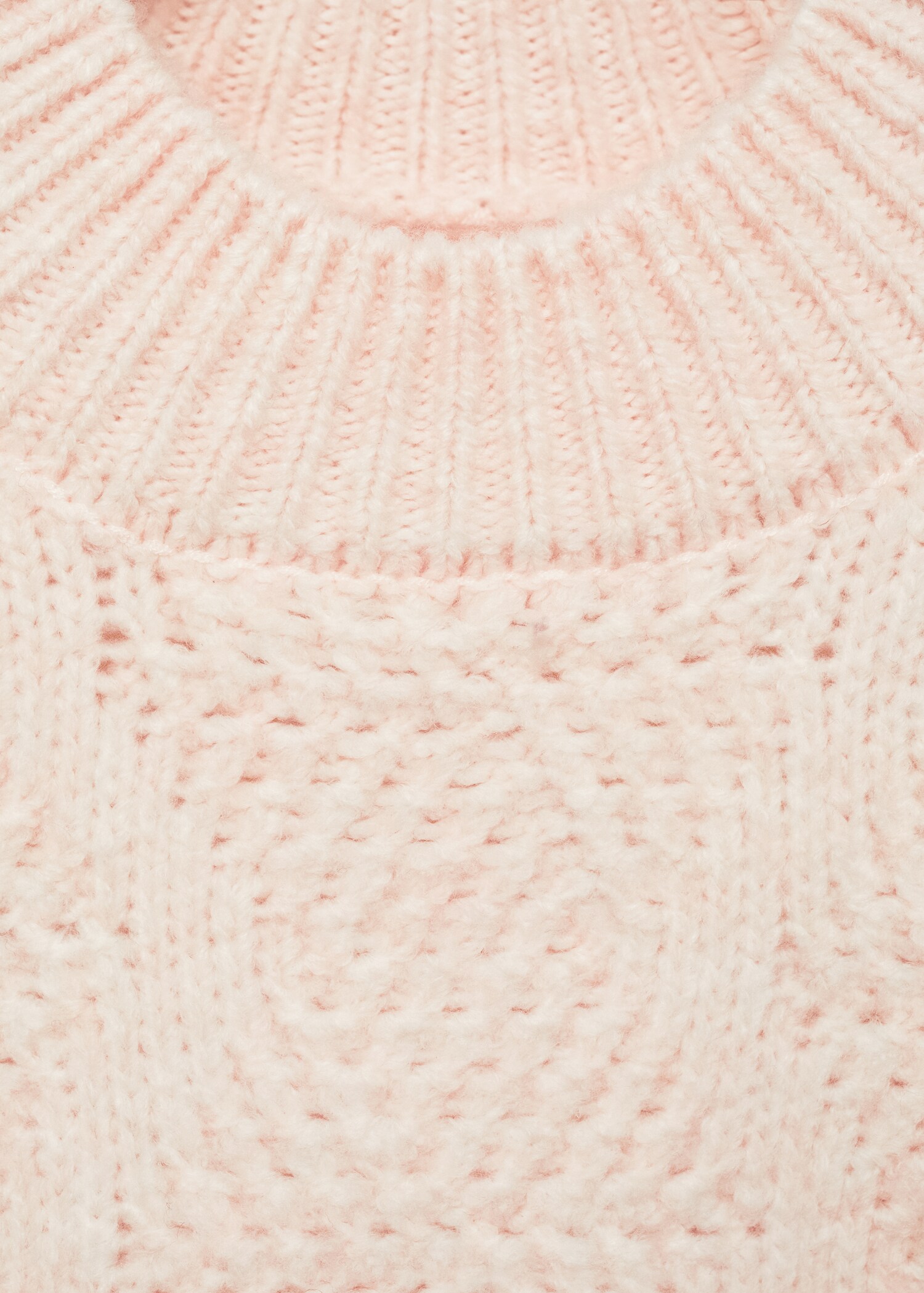 Knitted sweater with perkins neck - Details of the article 8