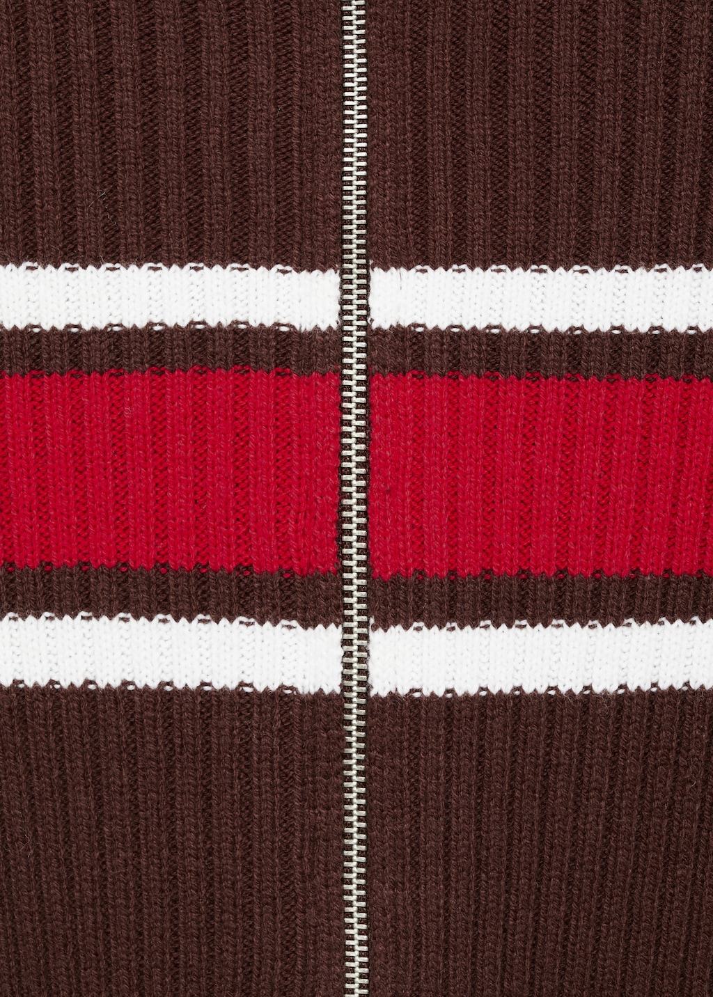 Contrast striped panel ribbed sweater outlet