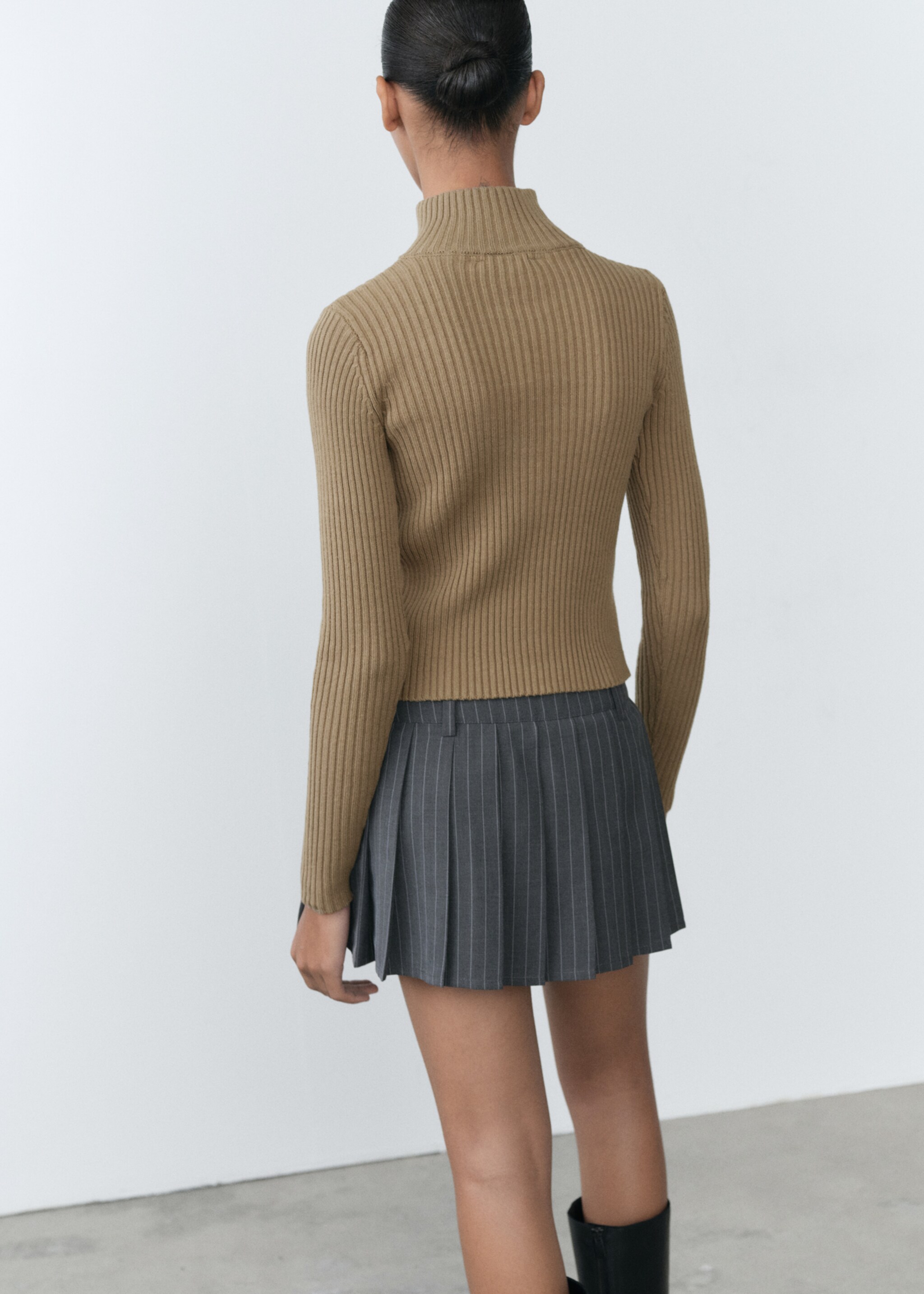 Pull-over col montant logo - Verso de l’article