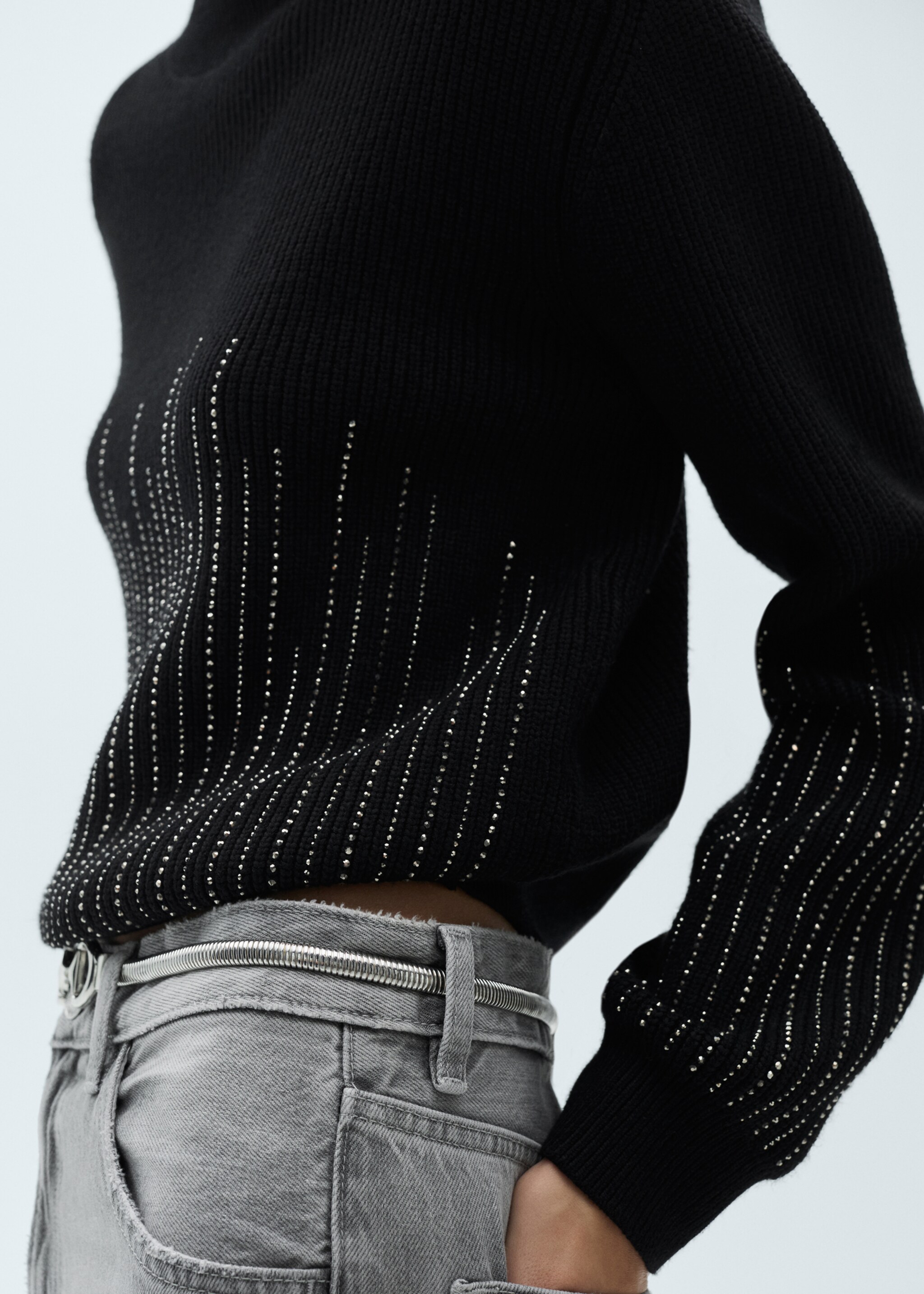 Pull-over détails strass - Détail de l'article 2