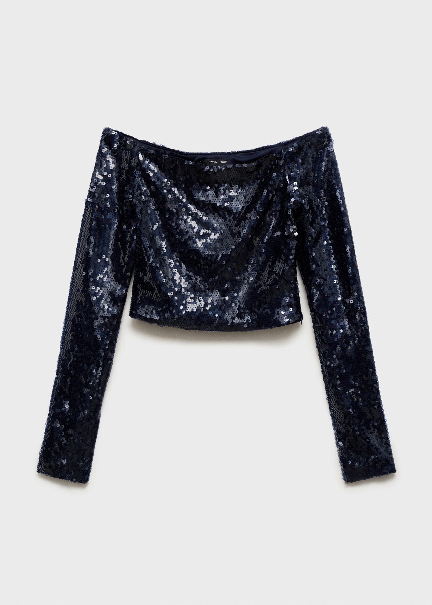 Blusa lentejuelas hombros descubiertos - Artículo sin modelo