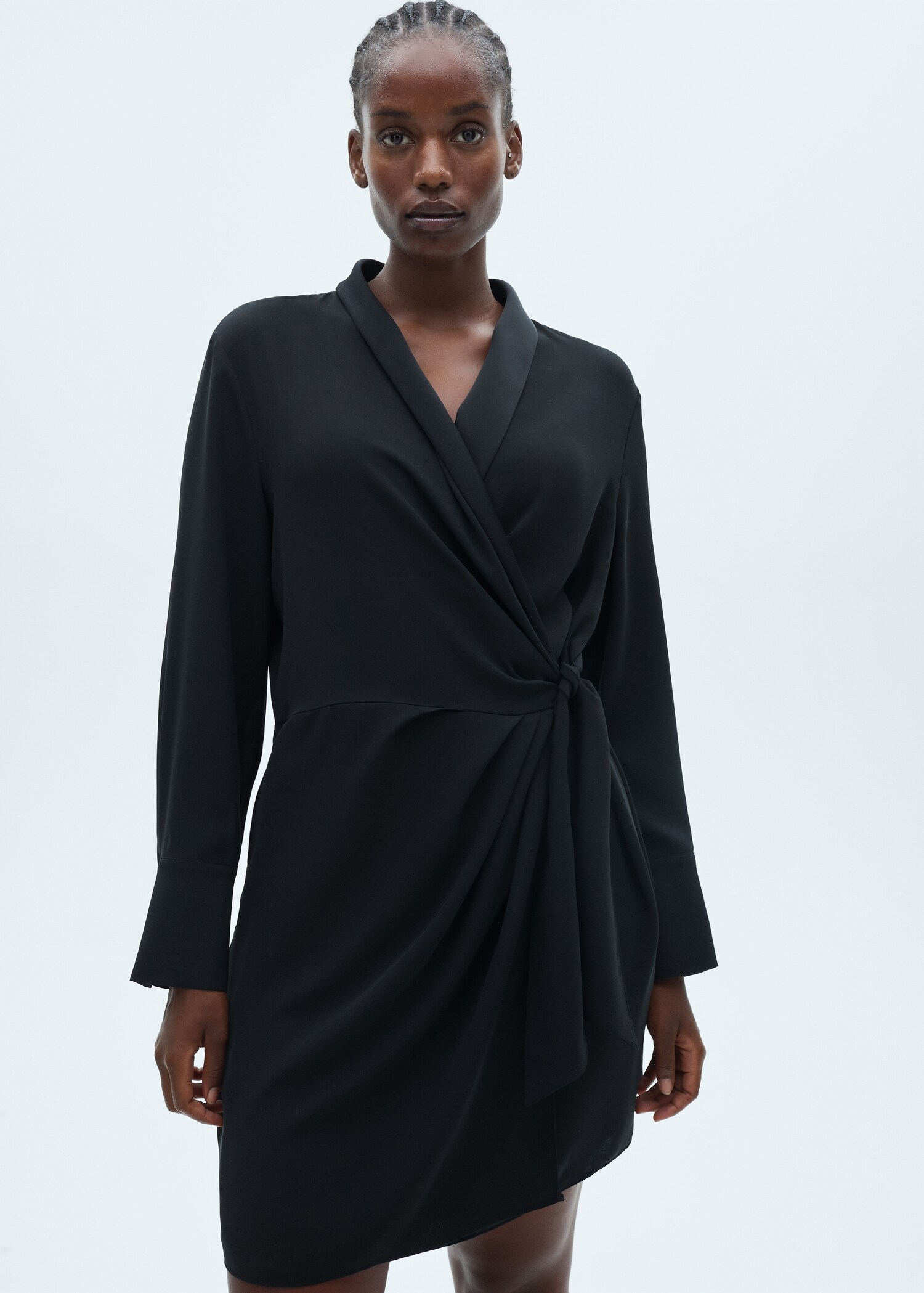 Bow wrap dress - Details of the article 5