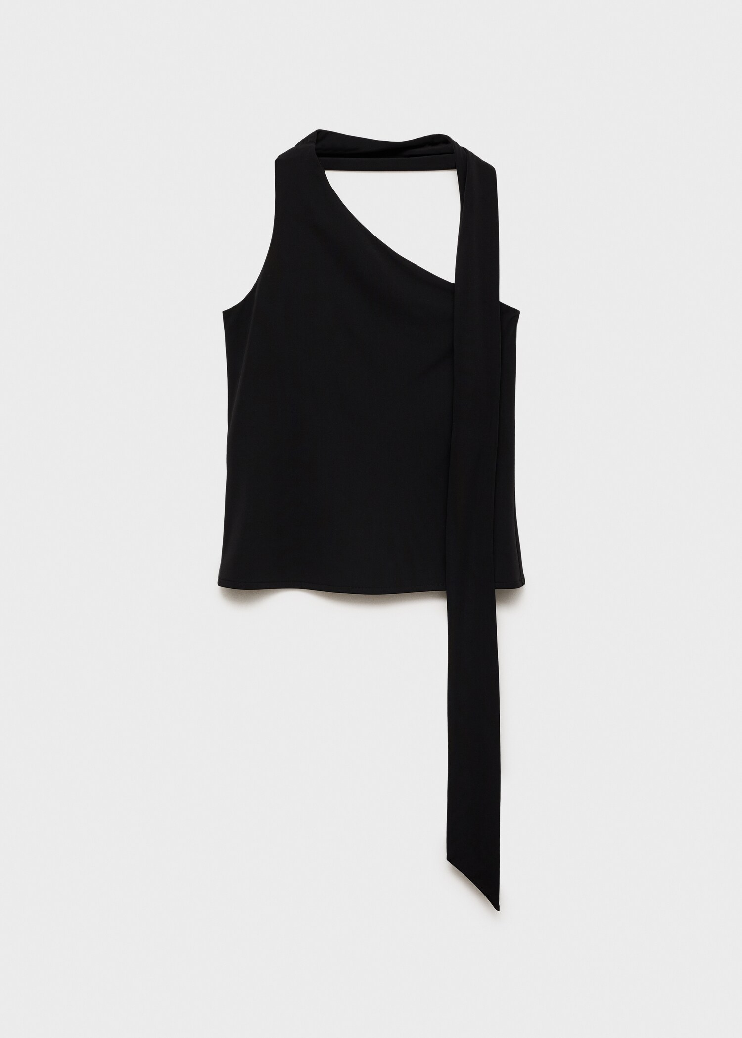 Top asimétrico cuello choker - Artículo sin modelo