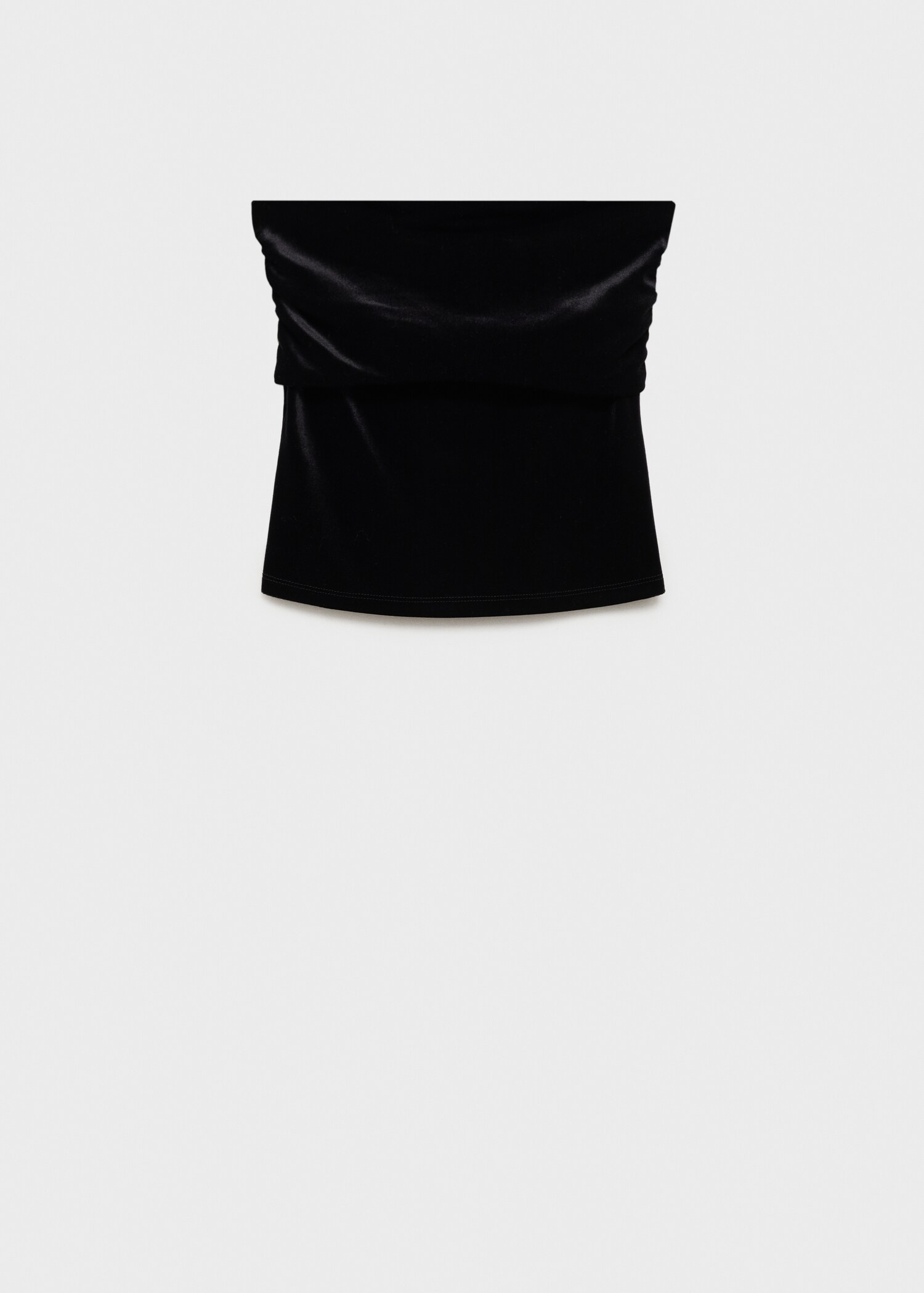 Velvet bandeau top - Article without model