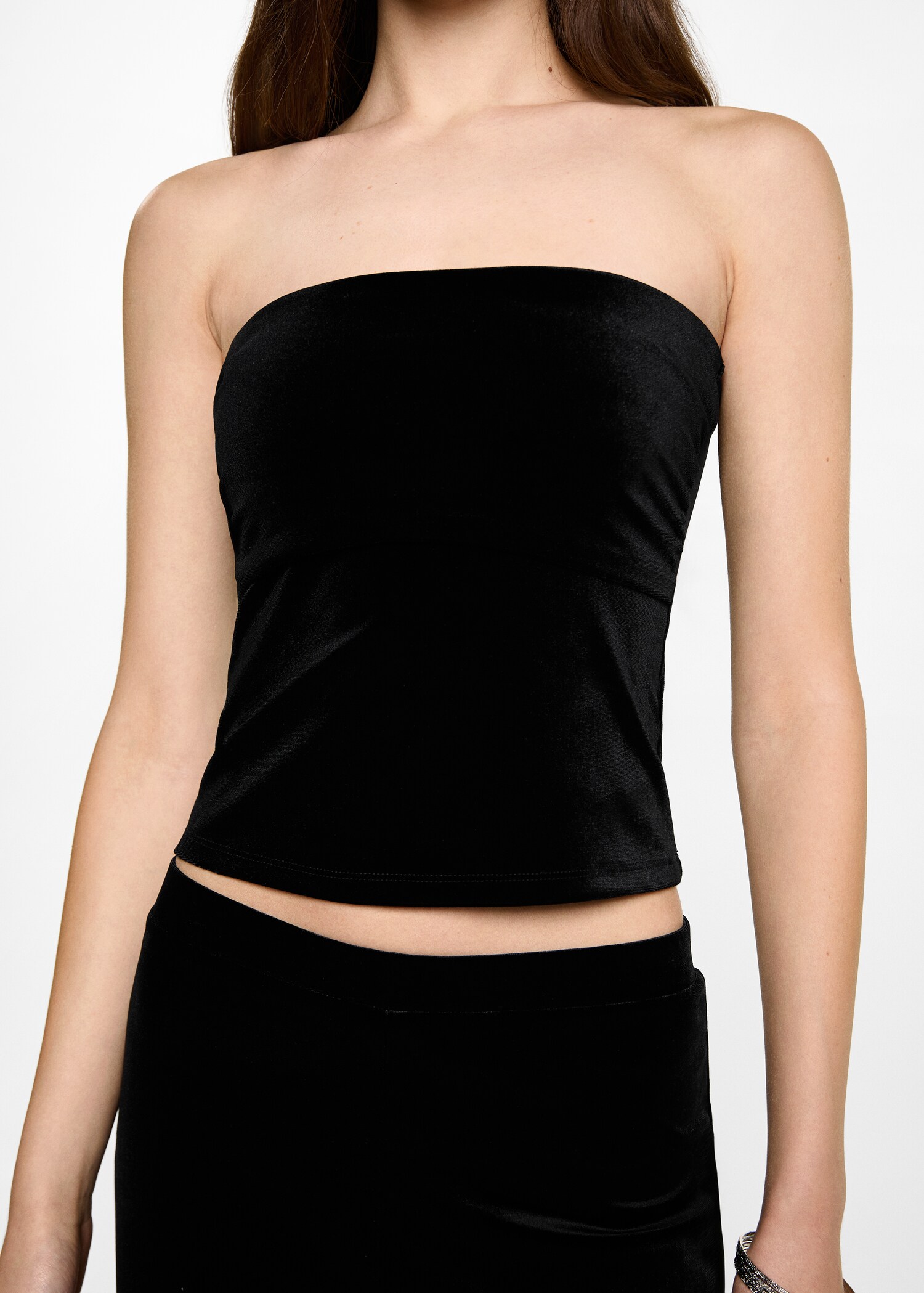 Velvet bandeau top - Details of the article 6