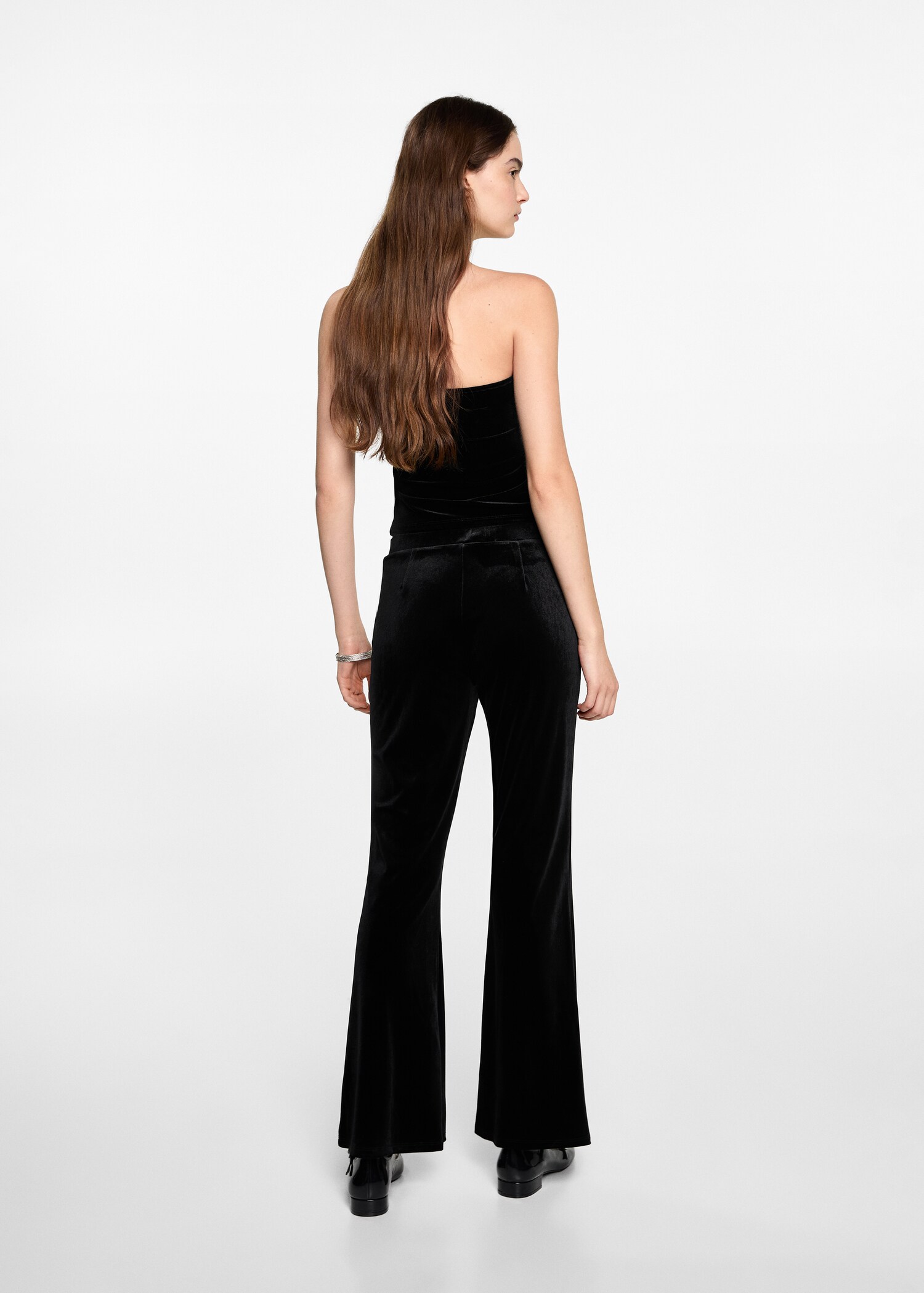 Velvet bandeau top - Reverse of the article