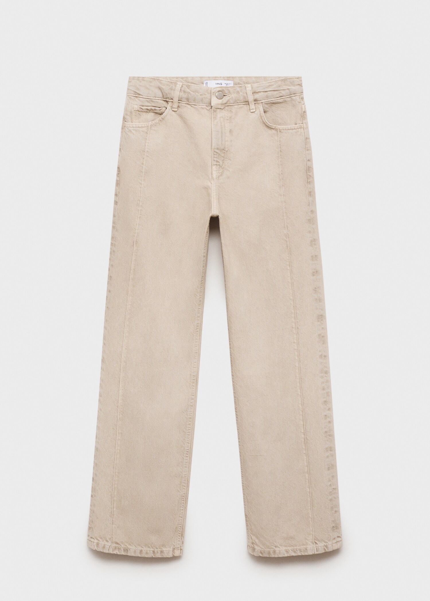 Wideleg jeans with seam detail - Article without model