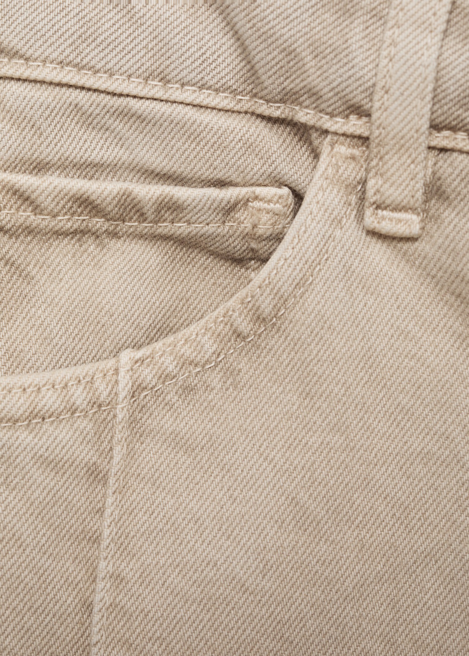 Wideleg jeans with seam detail - Details of the article 0