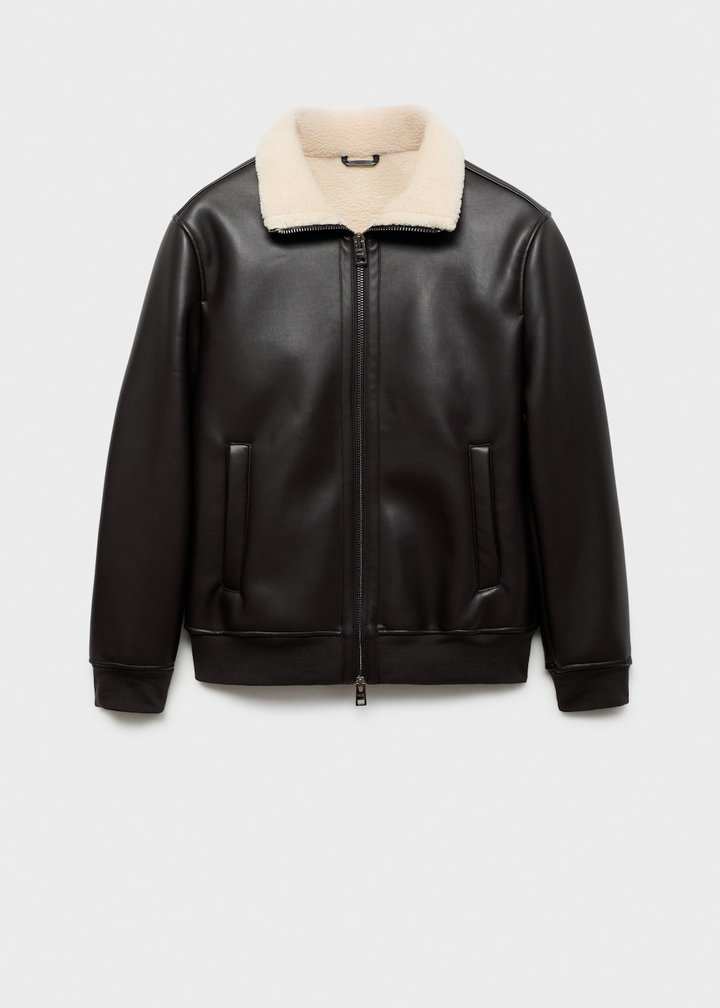 Fleece collar jacket - Men | MANGO USA Fleece collar jacket - Men | MANGO USA