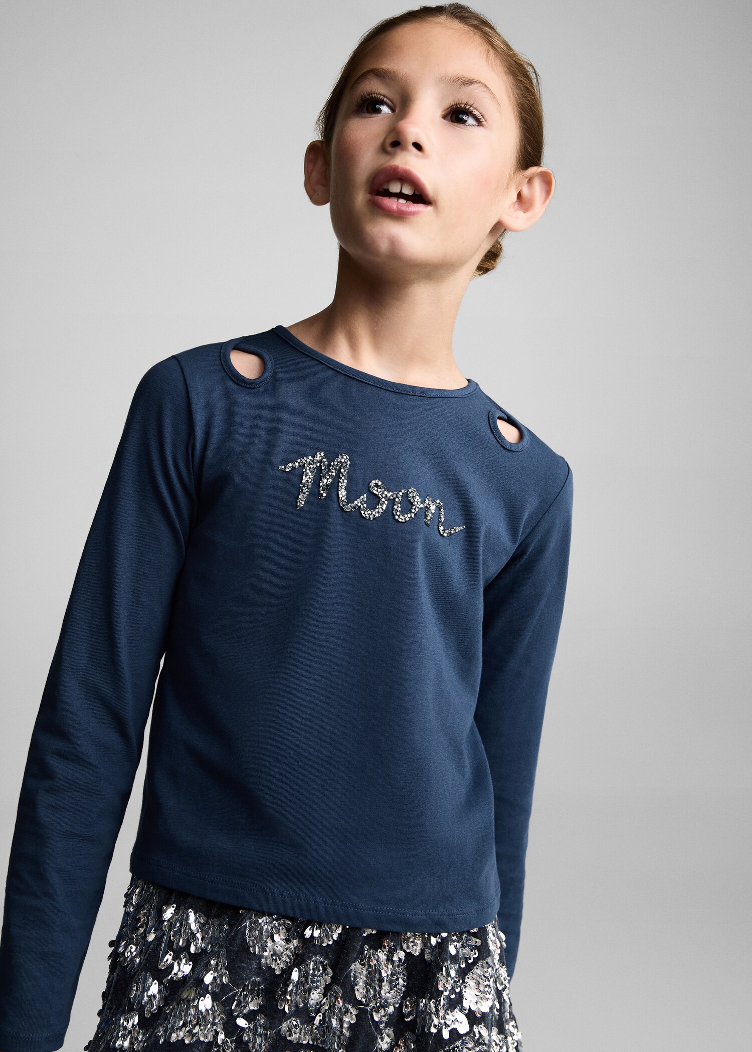 T-shirt paillettes - Plan moyen