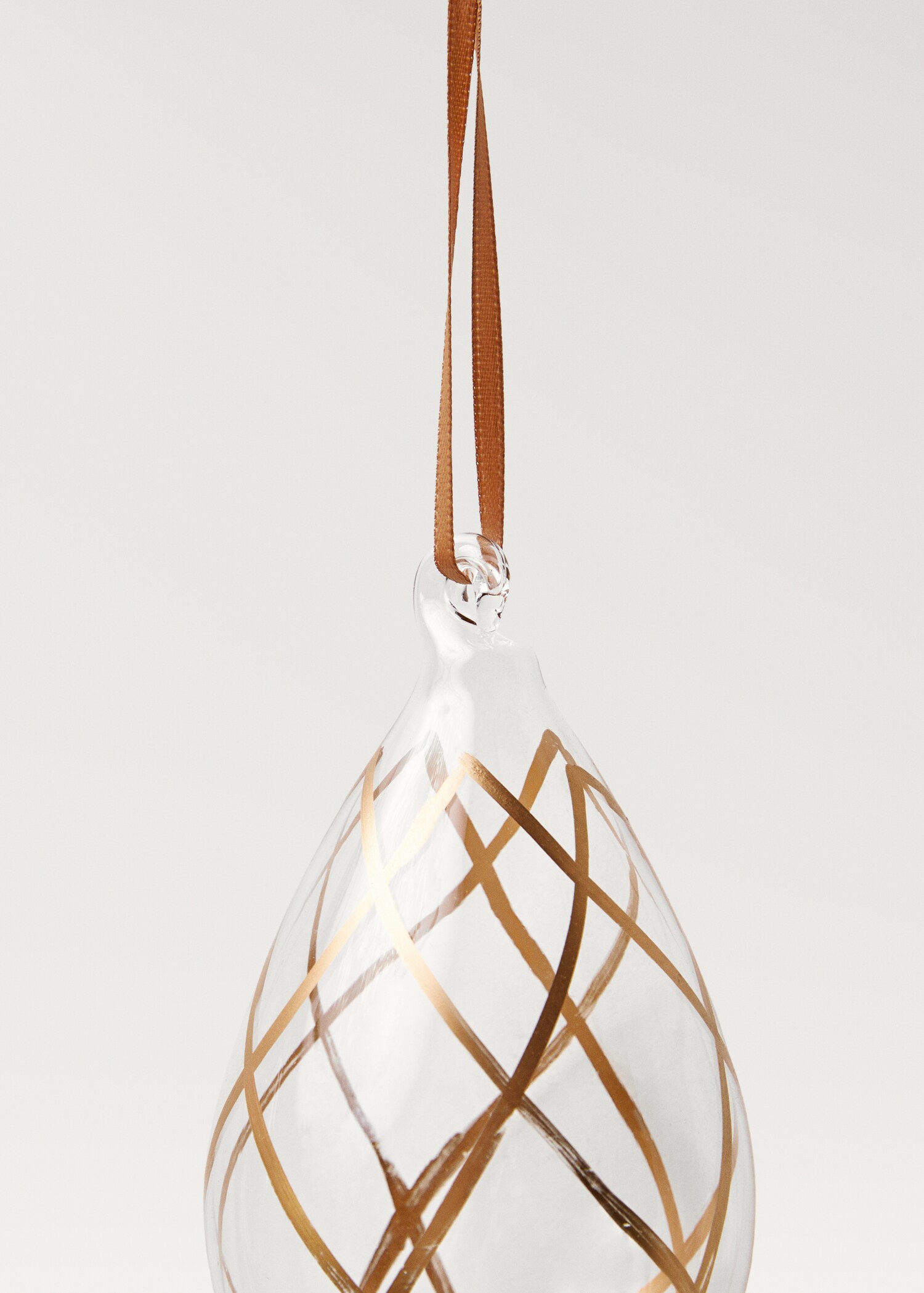 Oval glass tree ornament - Details of the article 2