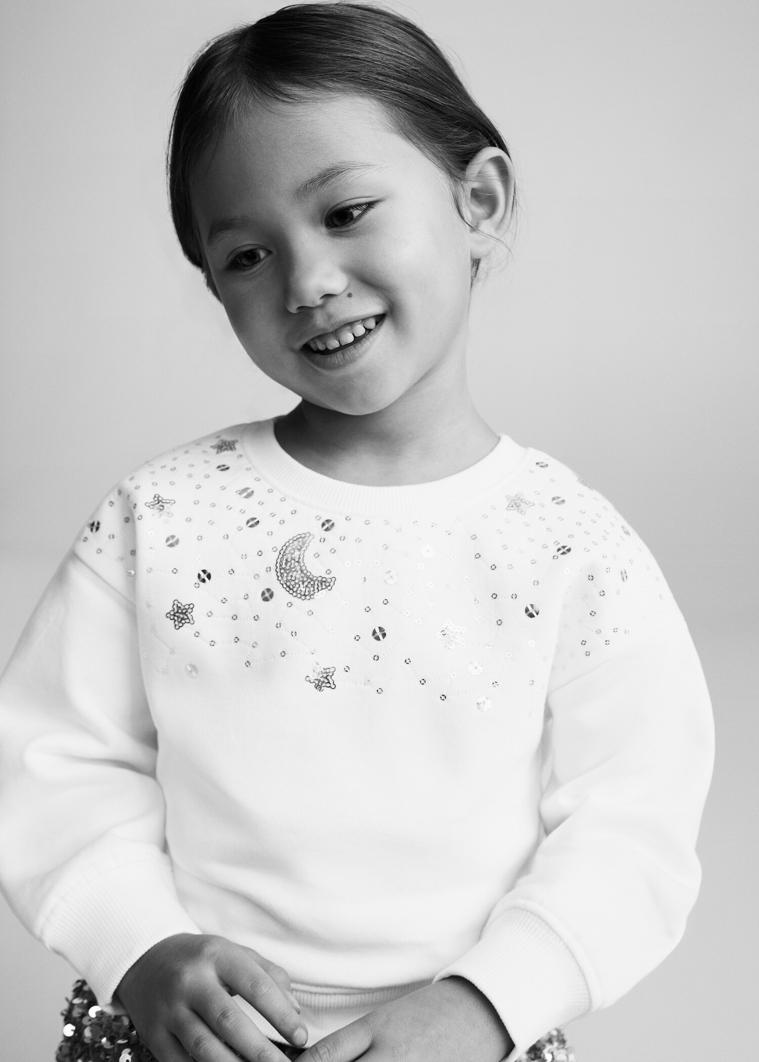 Sequin detail sweatshirt - Medium plane