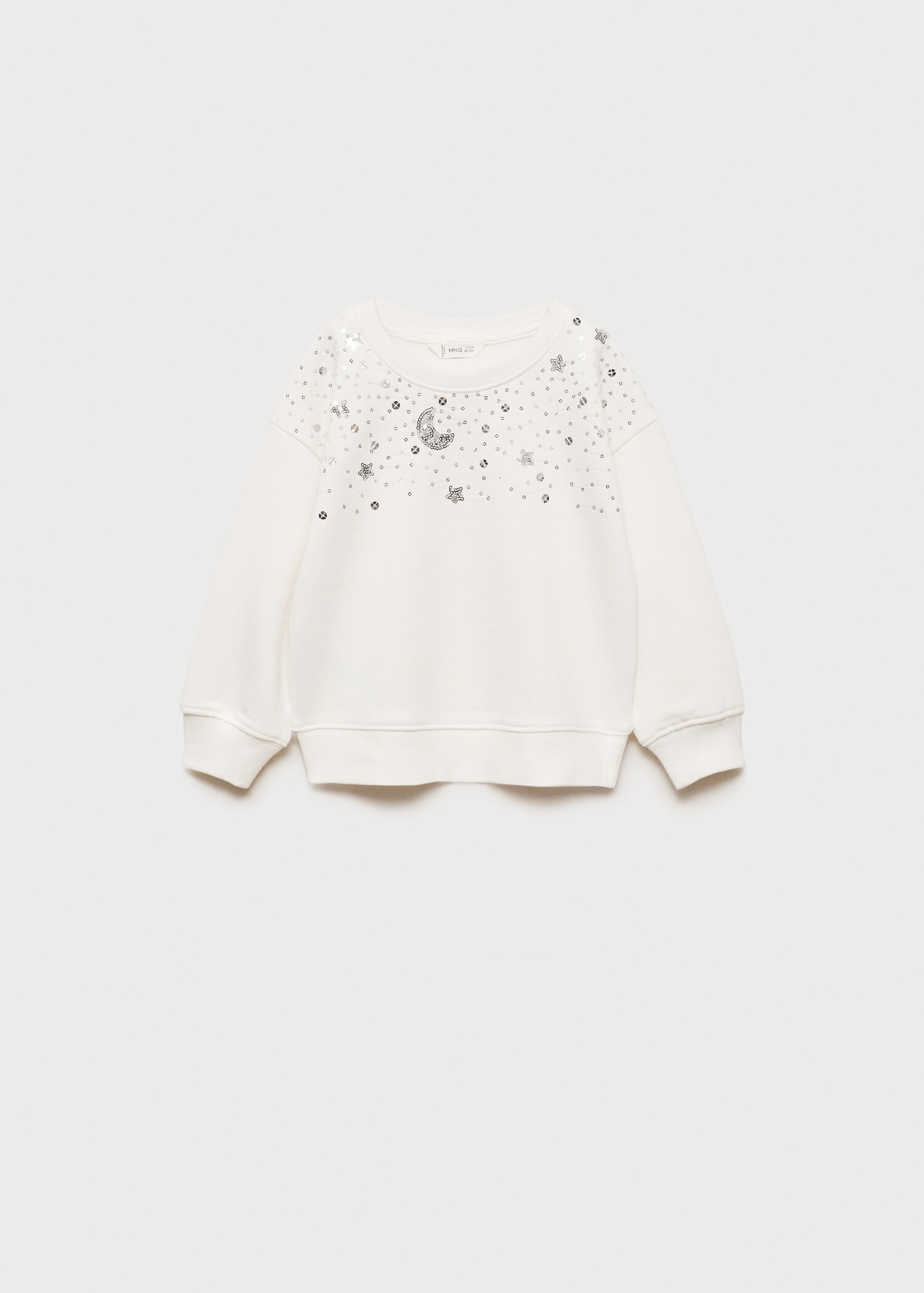 Sequin detail sweatshirt - Article without model