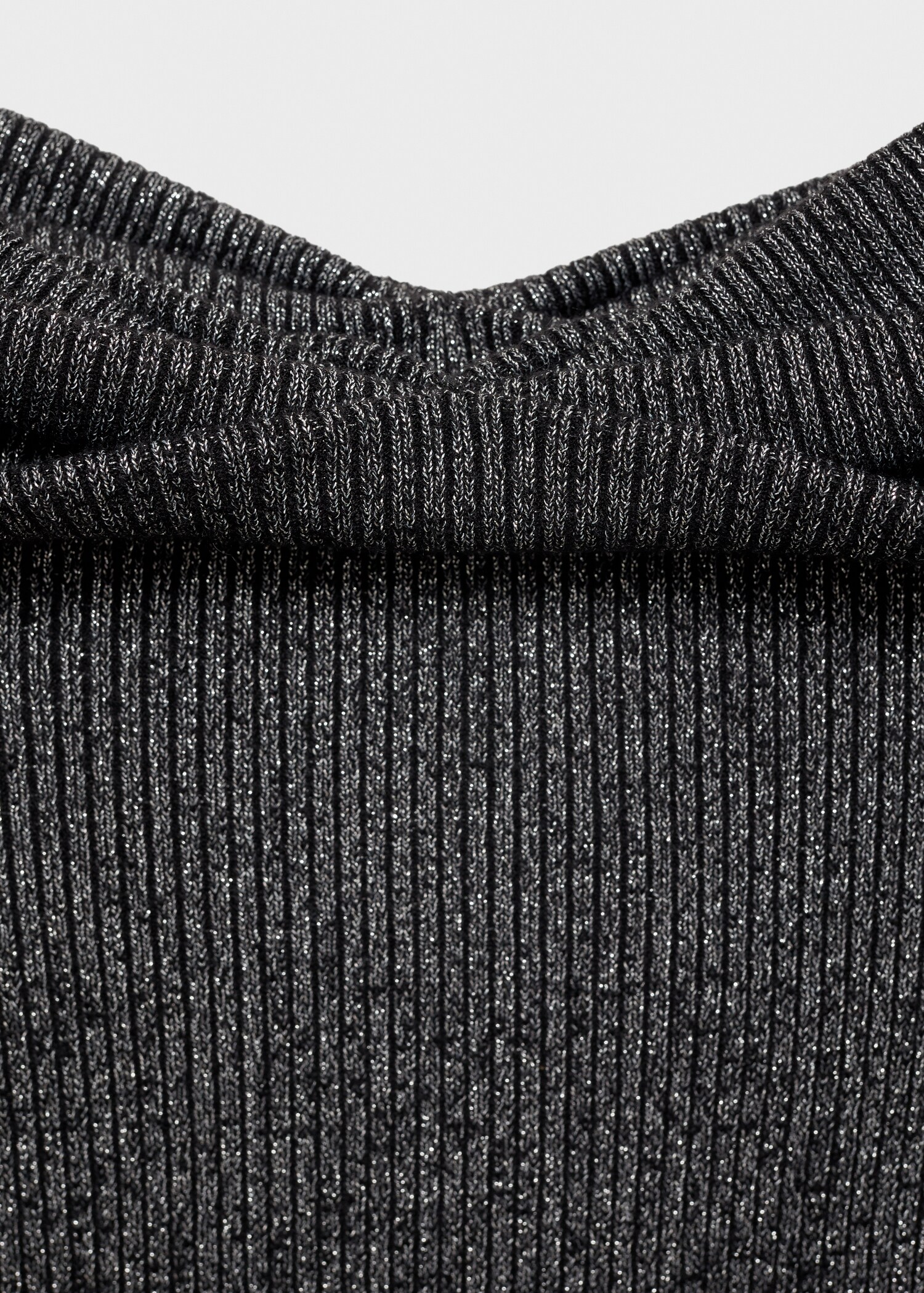 Lurex sweater with bare shoulders - Details of the article 8