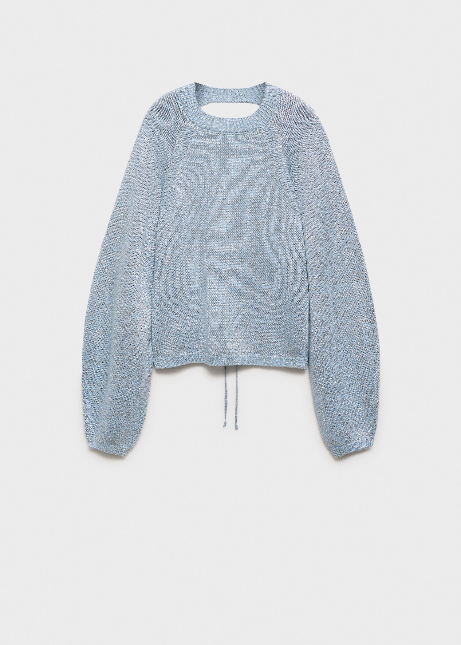 Lurex trui met open rug - Artikel zonder model