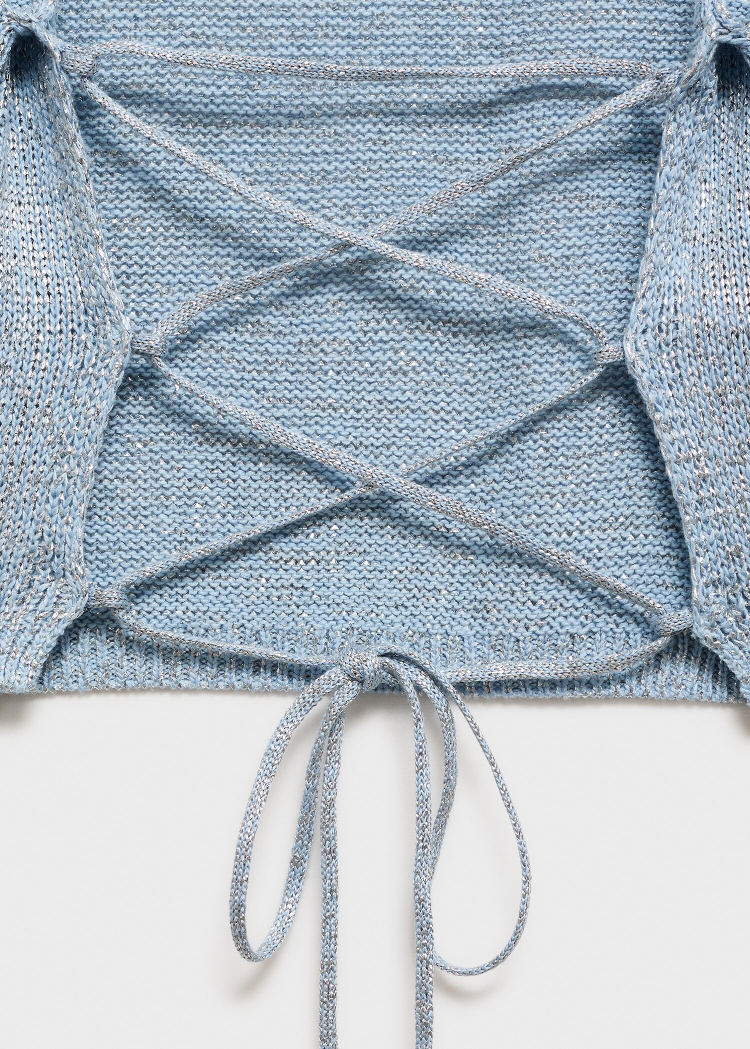 Lurex trui met open rug - Detail van het artikel 0