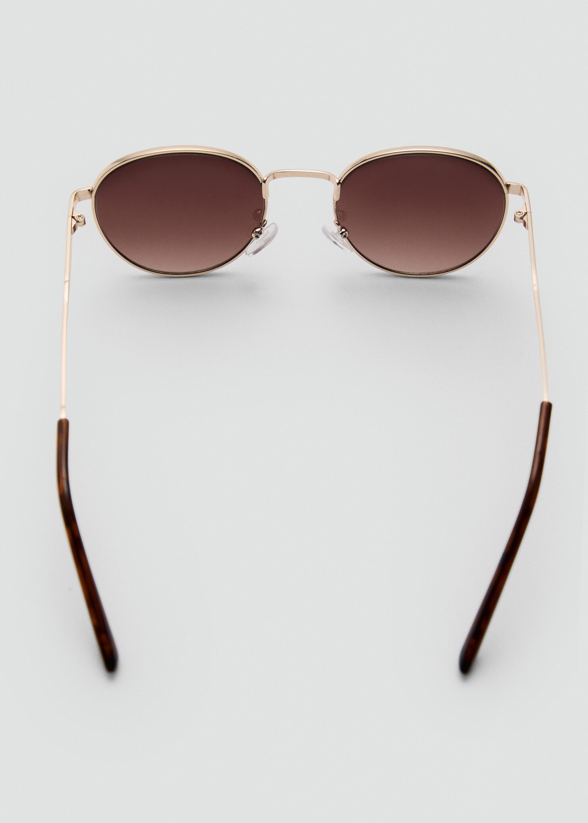 Round metal-rimmed sunglasses - Details of the article 1