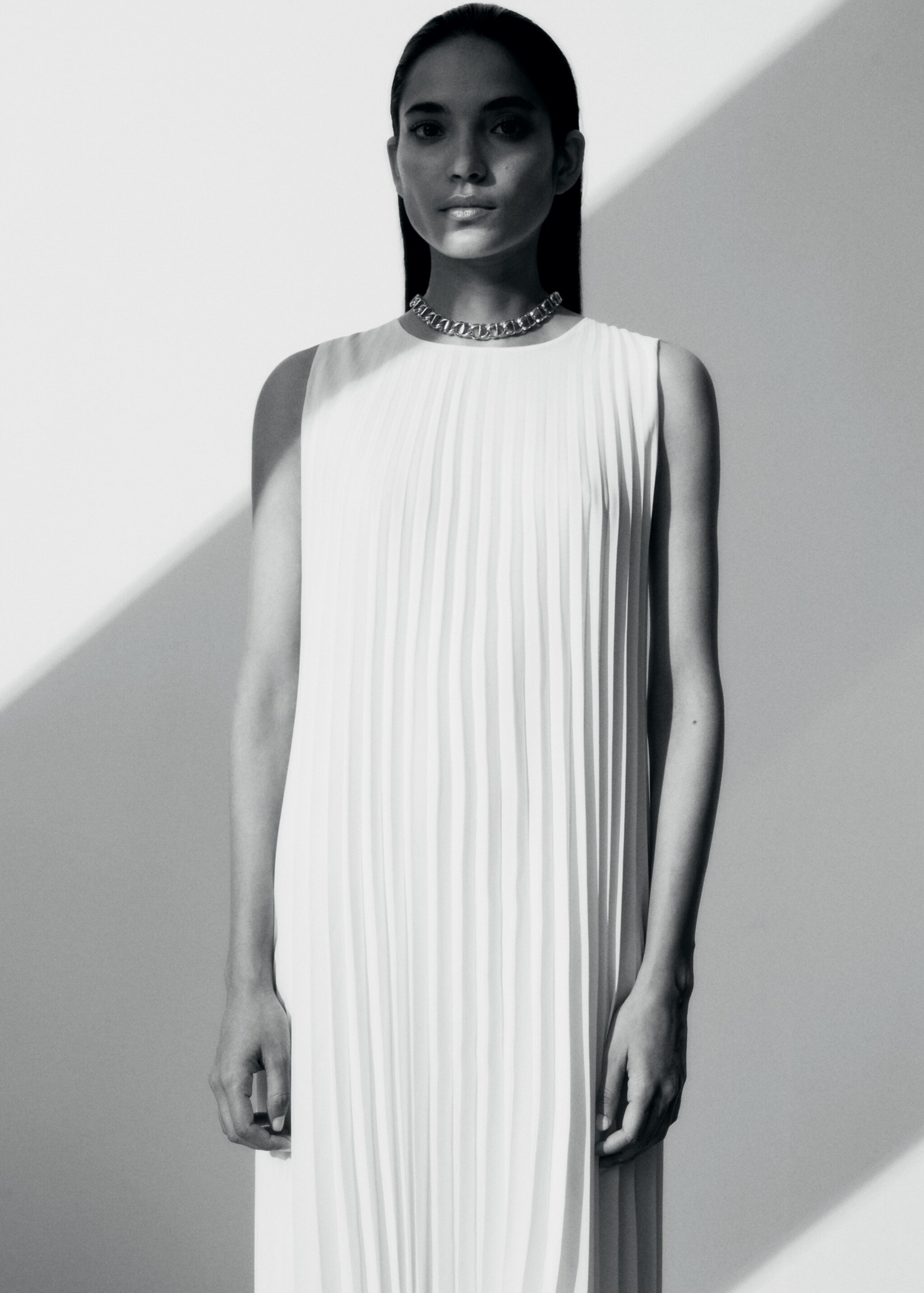 Vestido evasé plisado - Detalle del artículo 6
