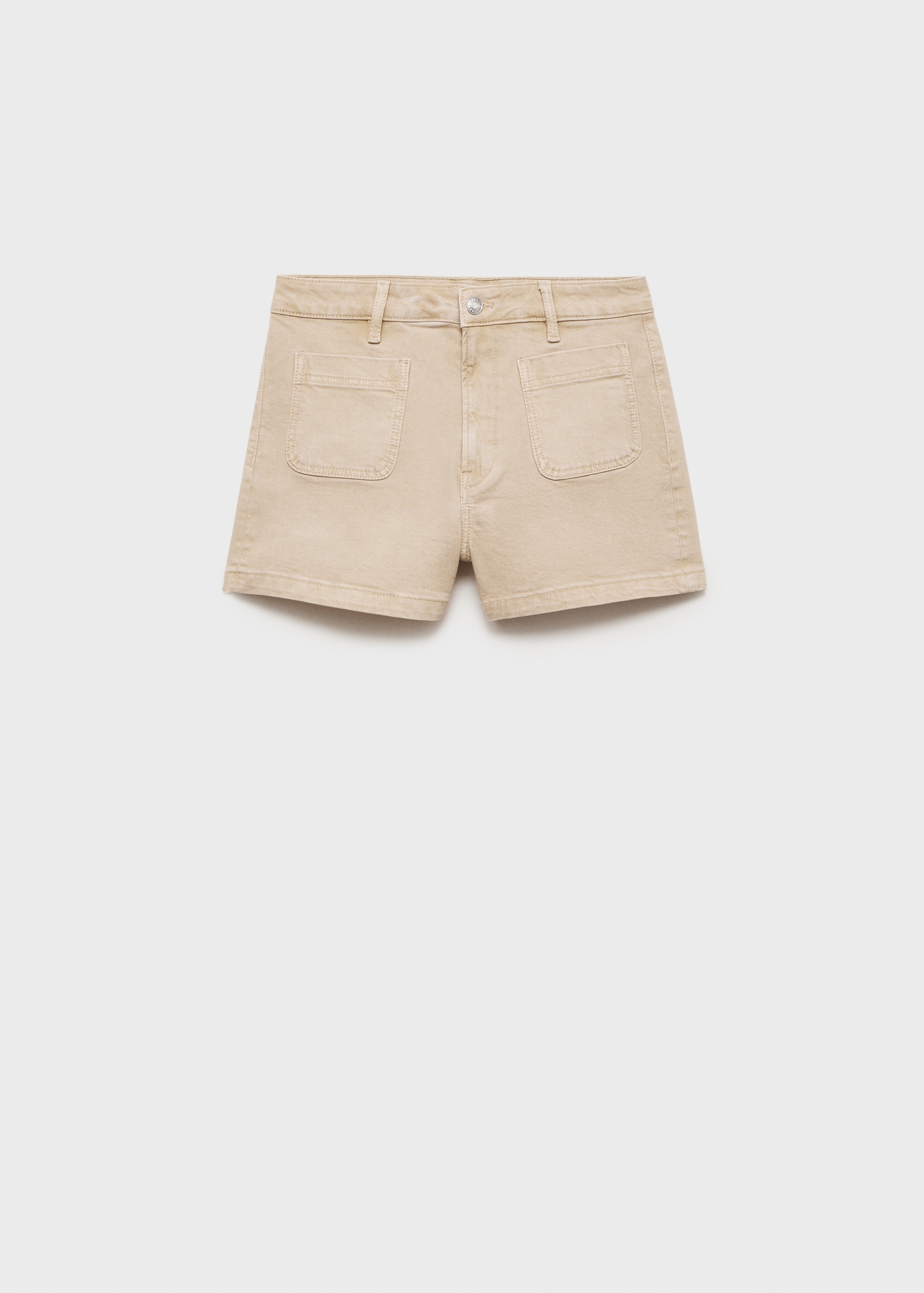 Denim shorts with pockets - Main Image