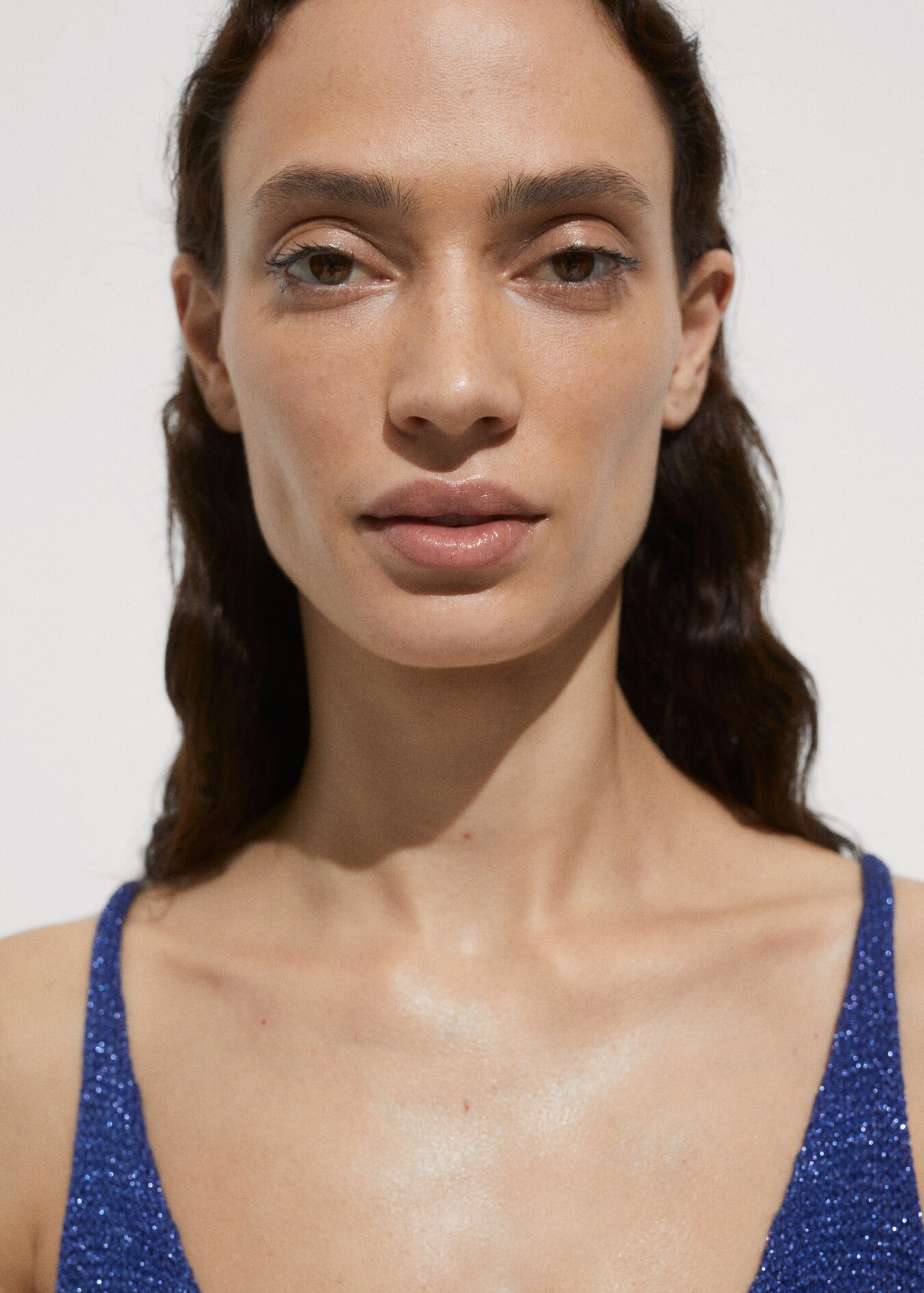 Lurex knit dress Woman MANGO South Africa