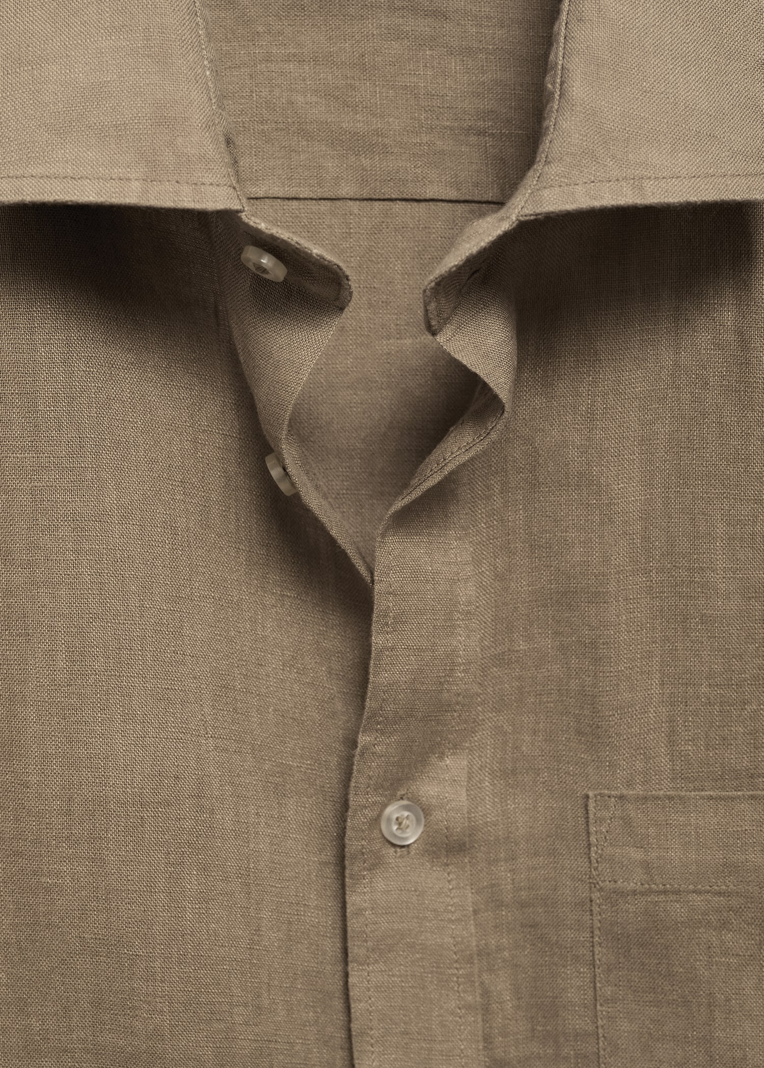 Chemise classic-fit 100 % lin - Détail de l'article 8