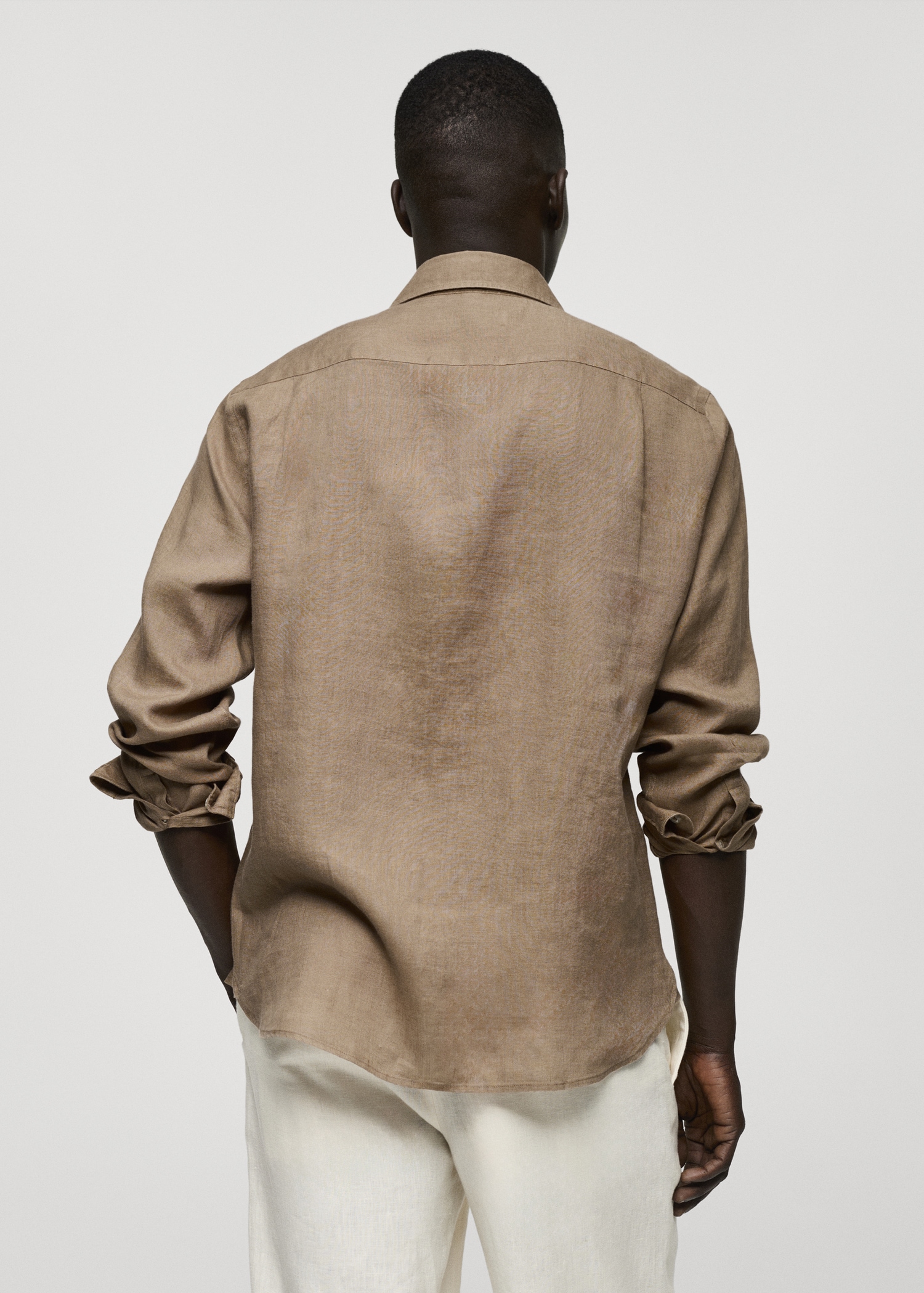 Chemise classic-fit 100 % lin - Verso de l’article