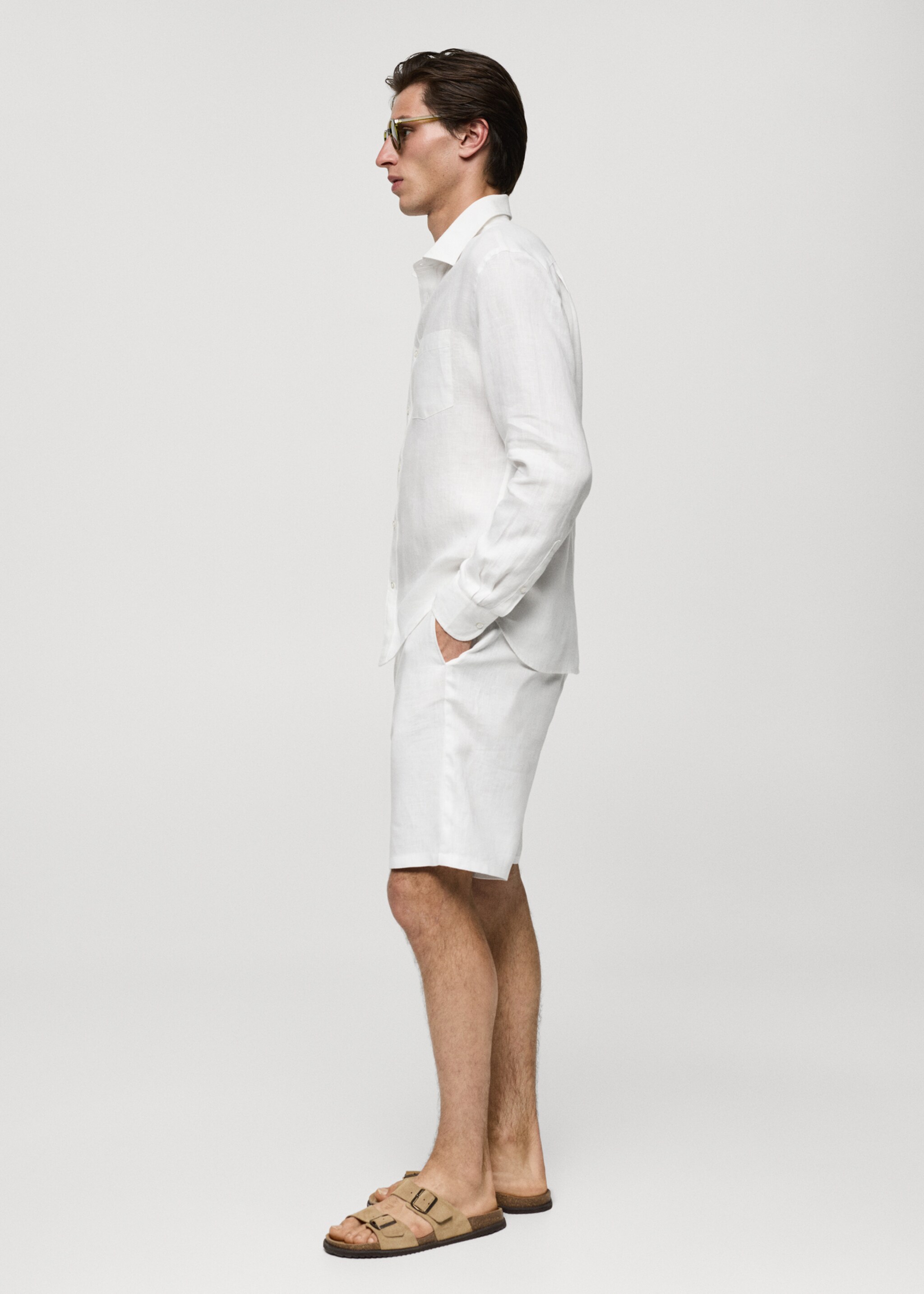 Camisa classic fit 100% lino - Detalle del artículo 2