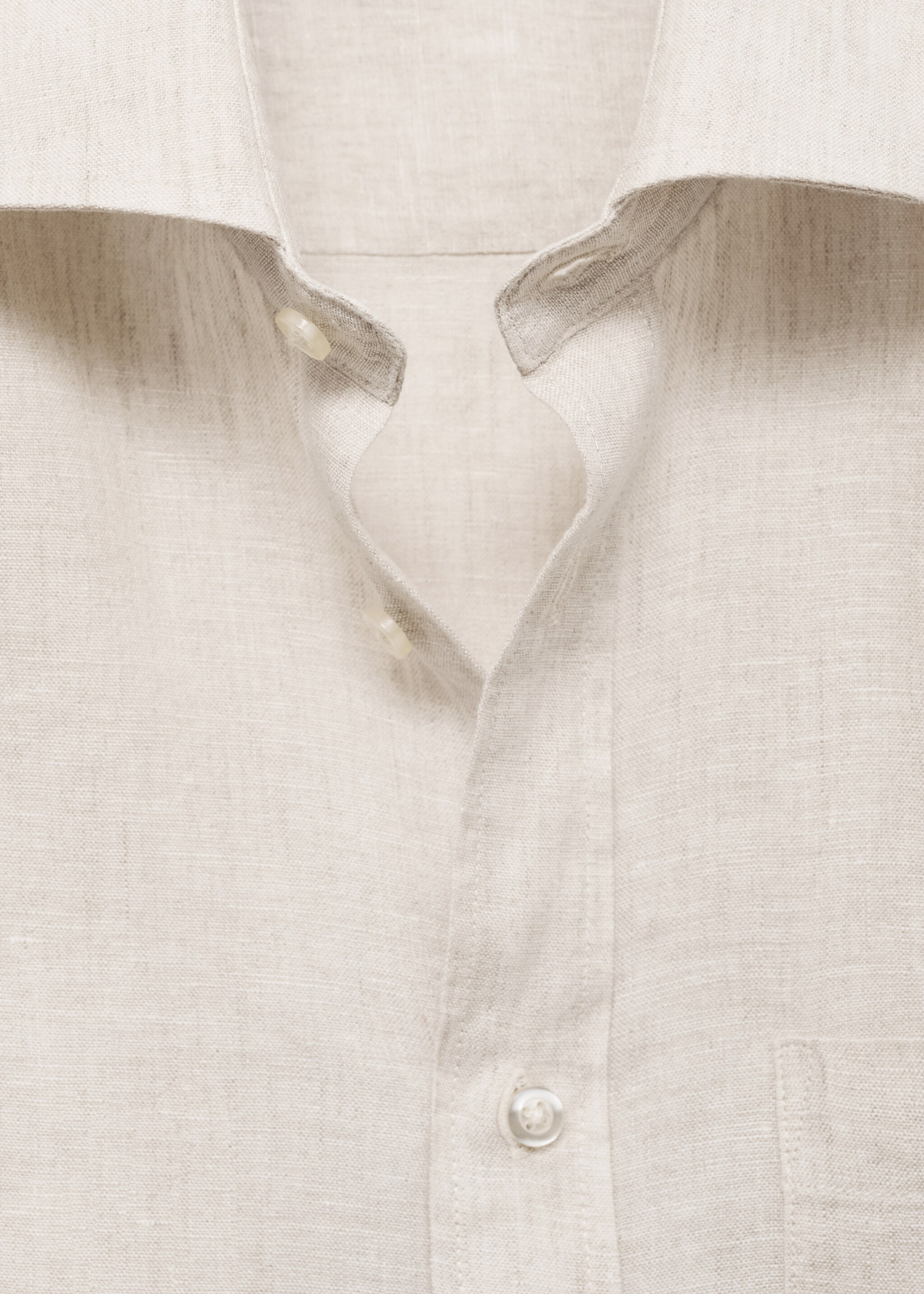 Camisa classic fit 100% lino - Detalle del artículo 8