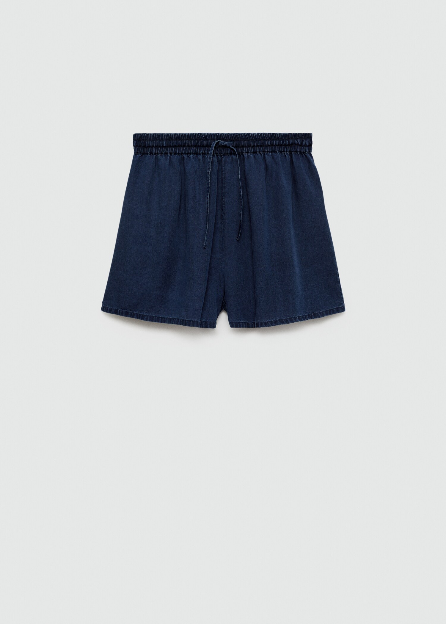 Lyocell shorts with elasticated waist - Article without model