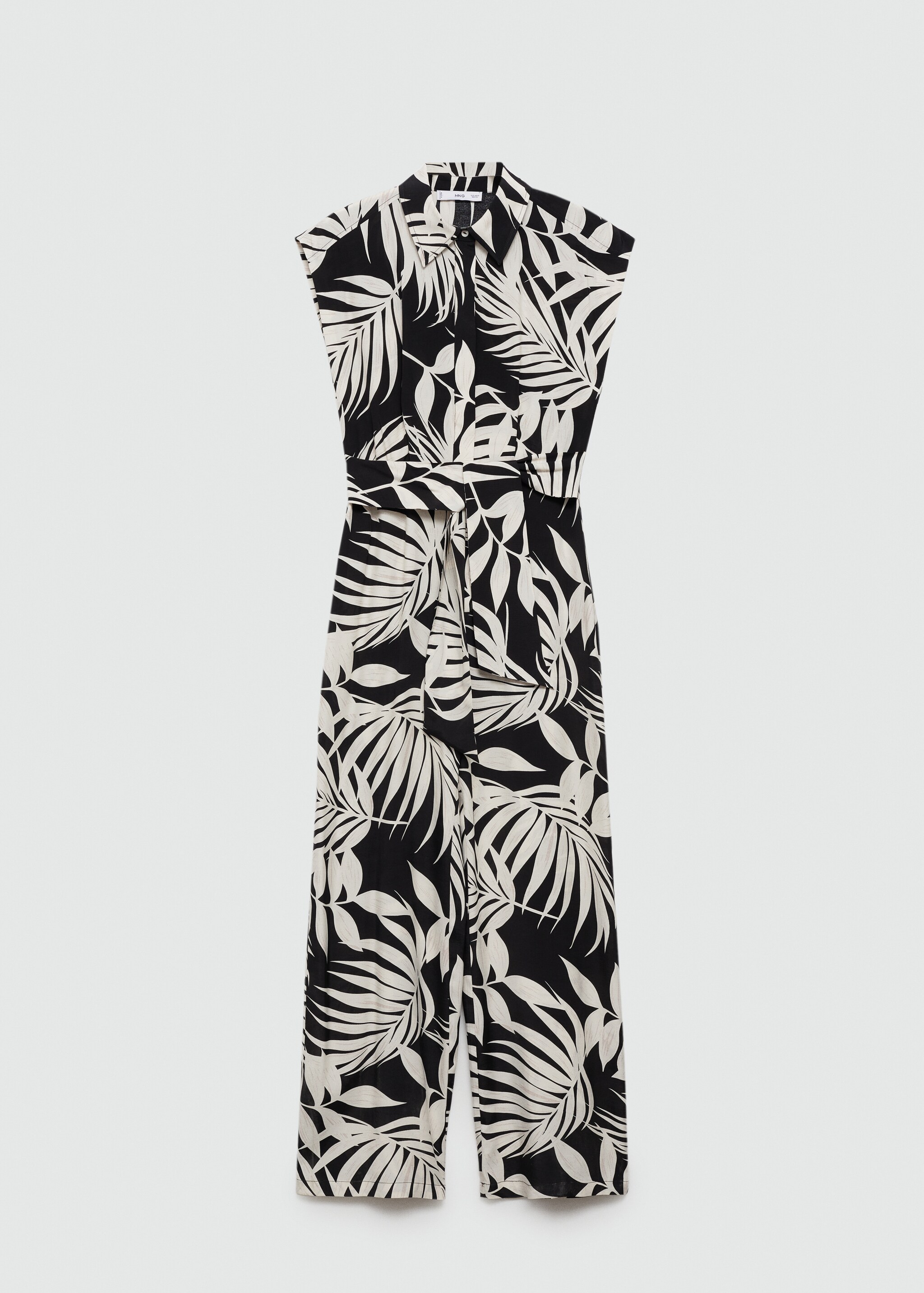 Printed jumpsuit with bow - Article without model