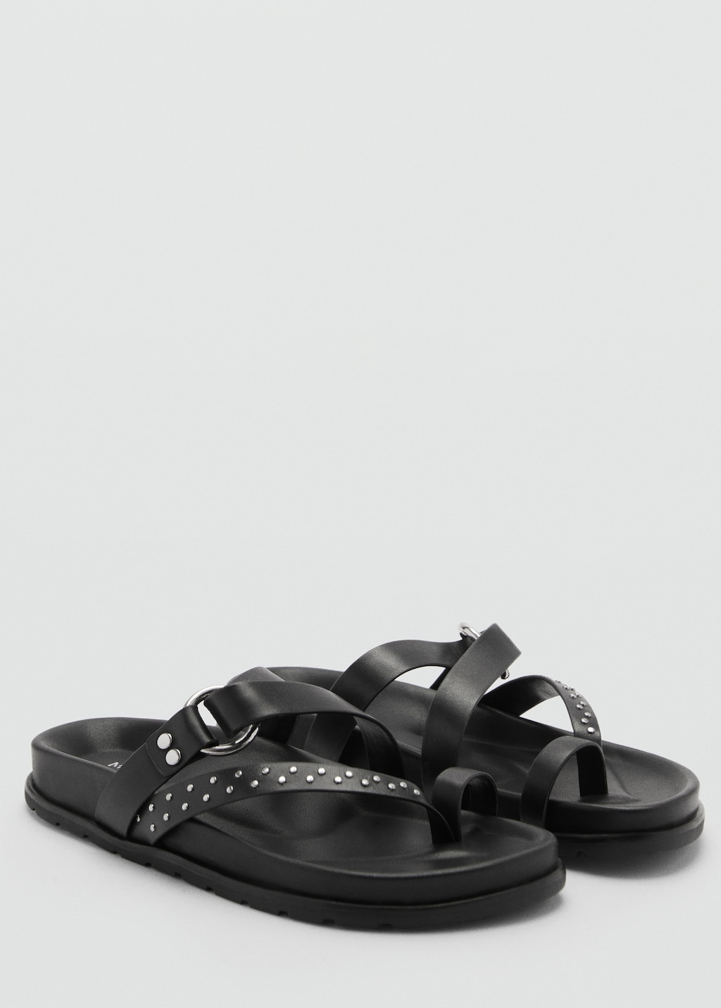 Leather straps sandals Women MANGO Saudi Arabia