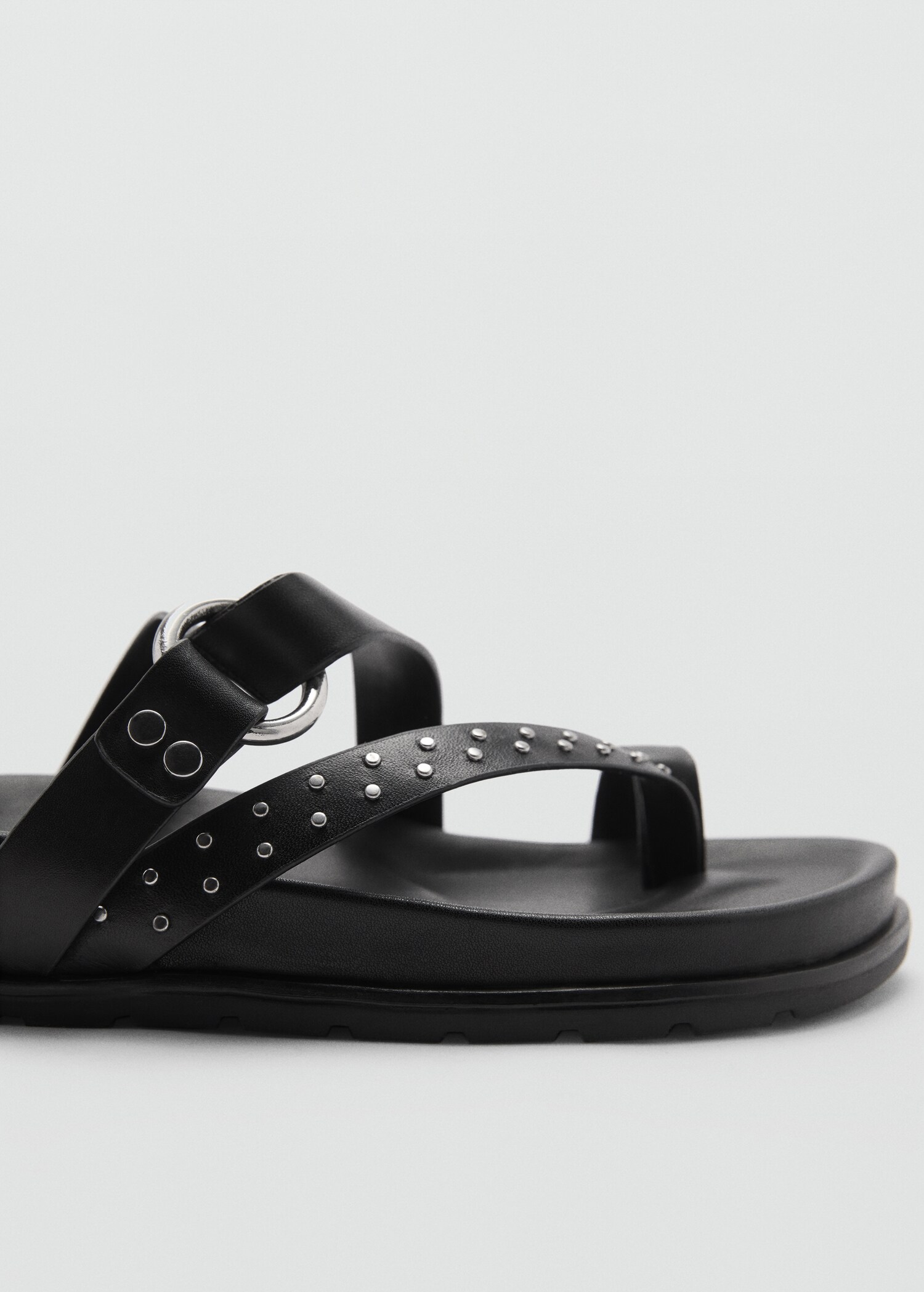 Leather straps sandals - Woman | MANGO USA