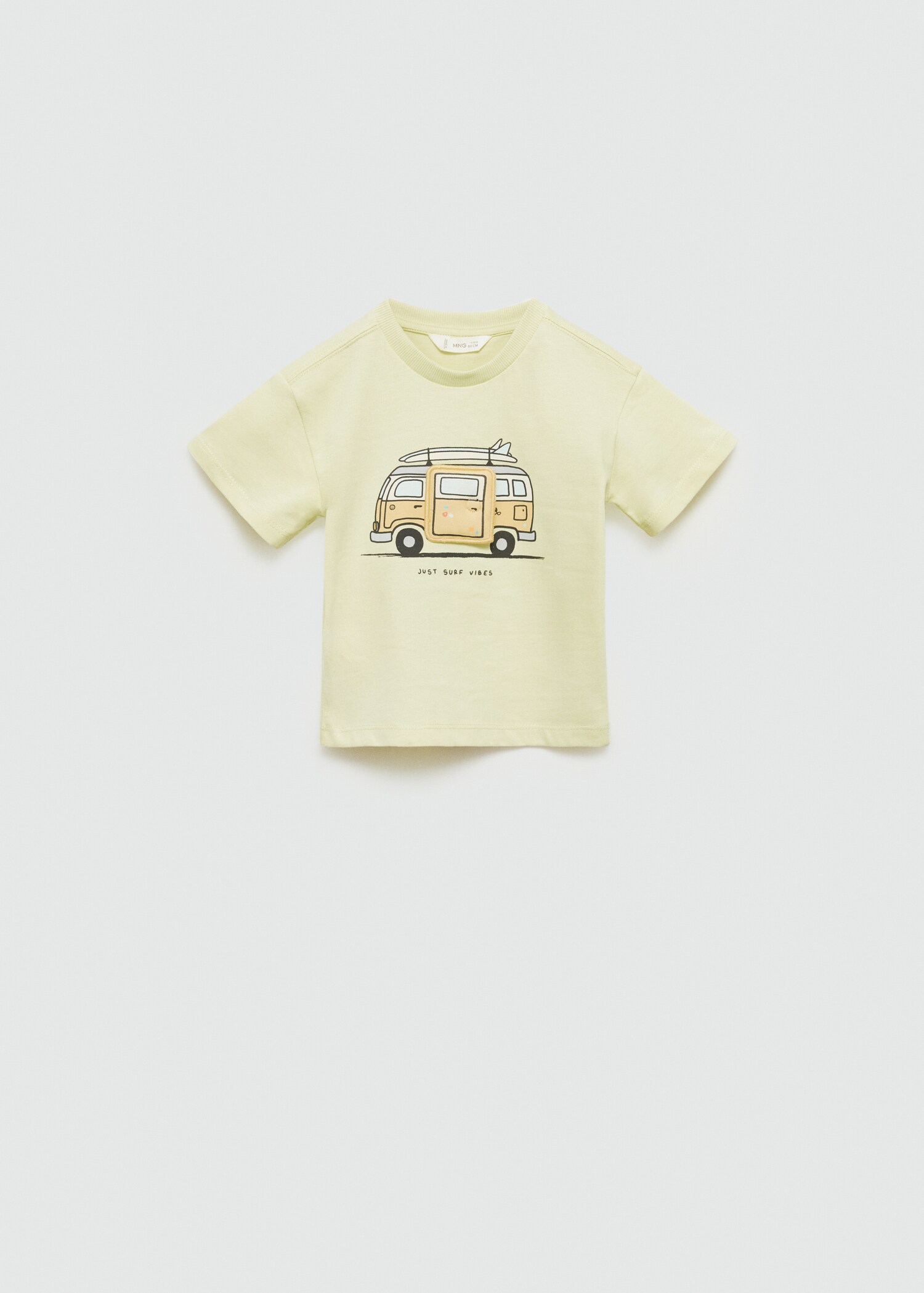 Embossed printed t-shirt - Article without model