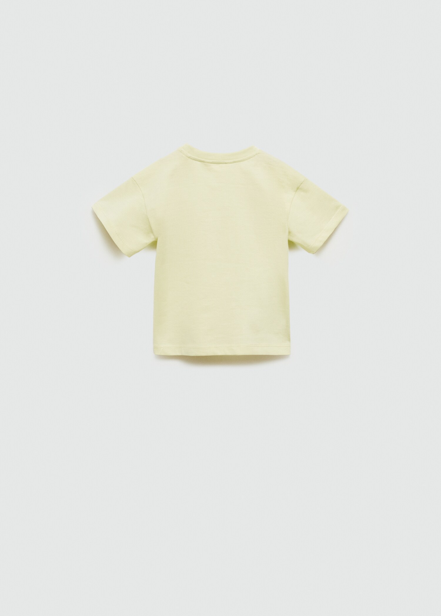 Embossed printed t-shirt - Reverse of the article