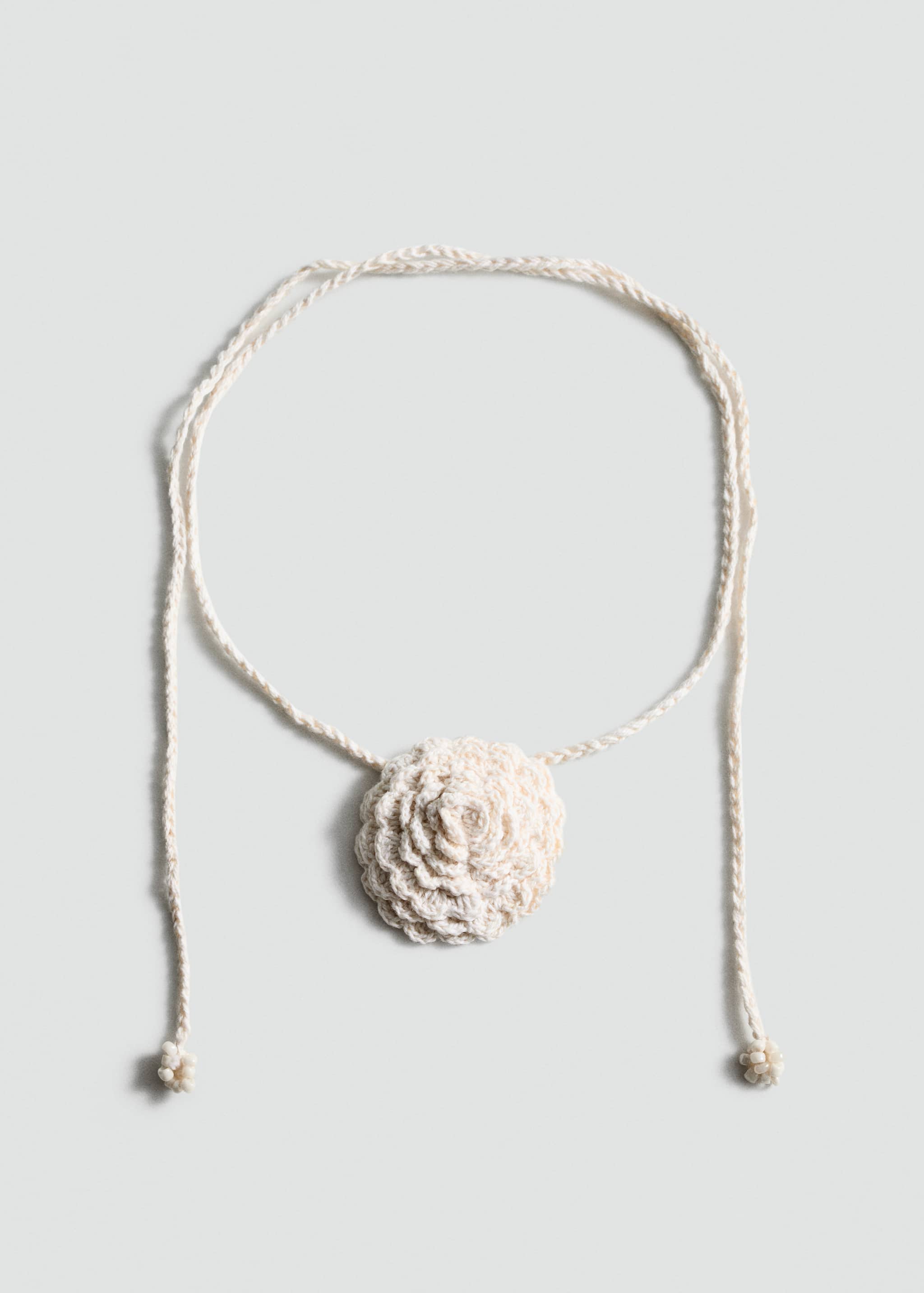 Flower choker necklace - Article without model