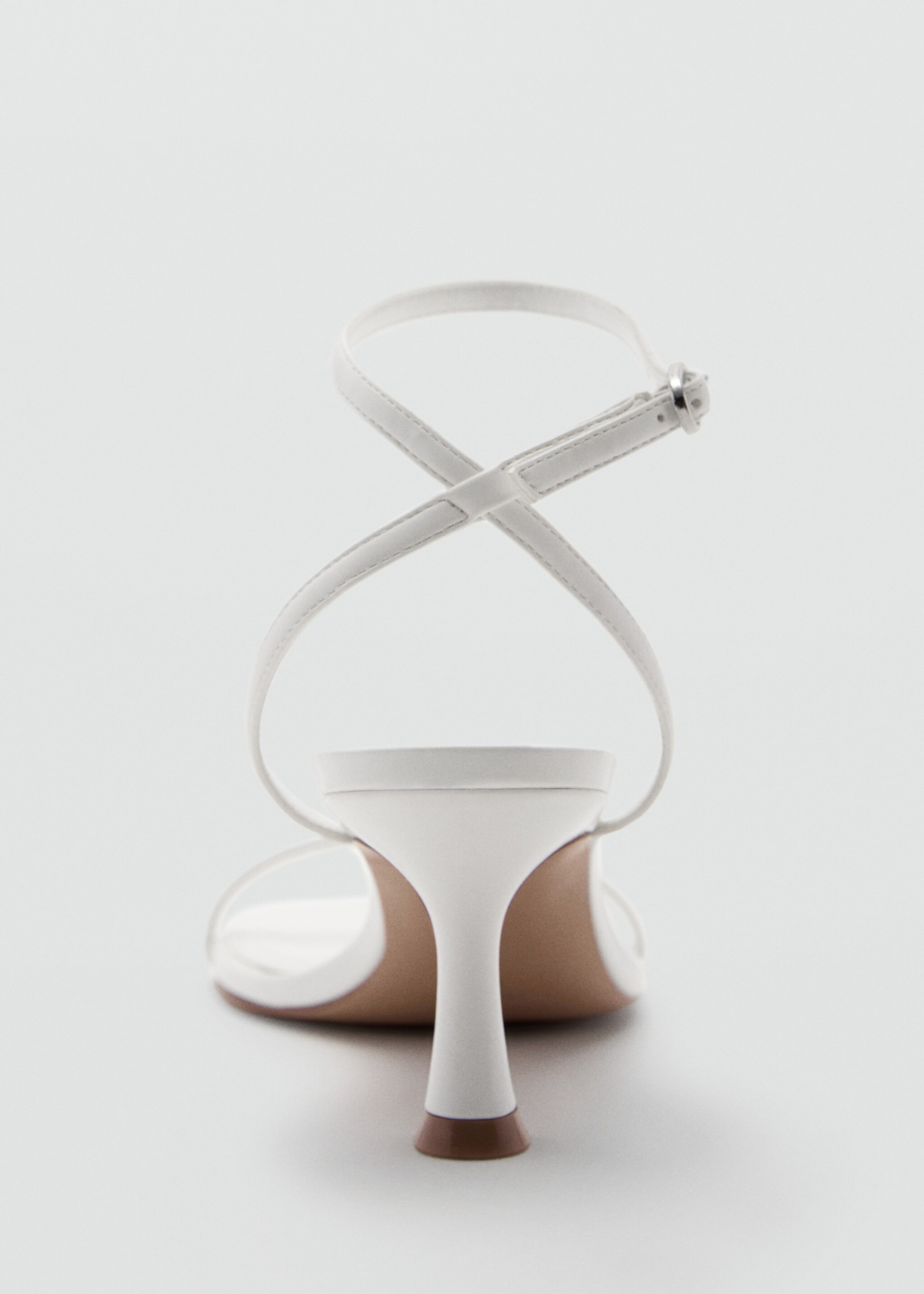 Sandales lanières boucle - Détail de l'article 1, Blanc. Ref: 77030364-00.