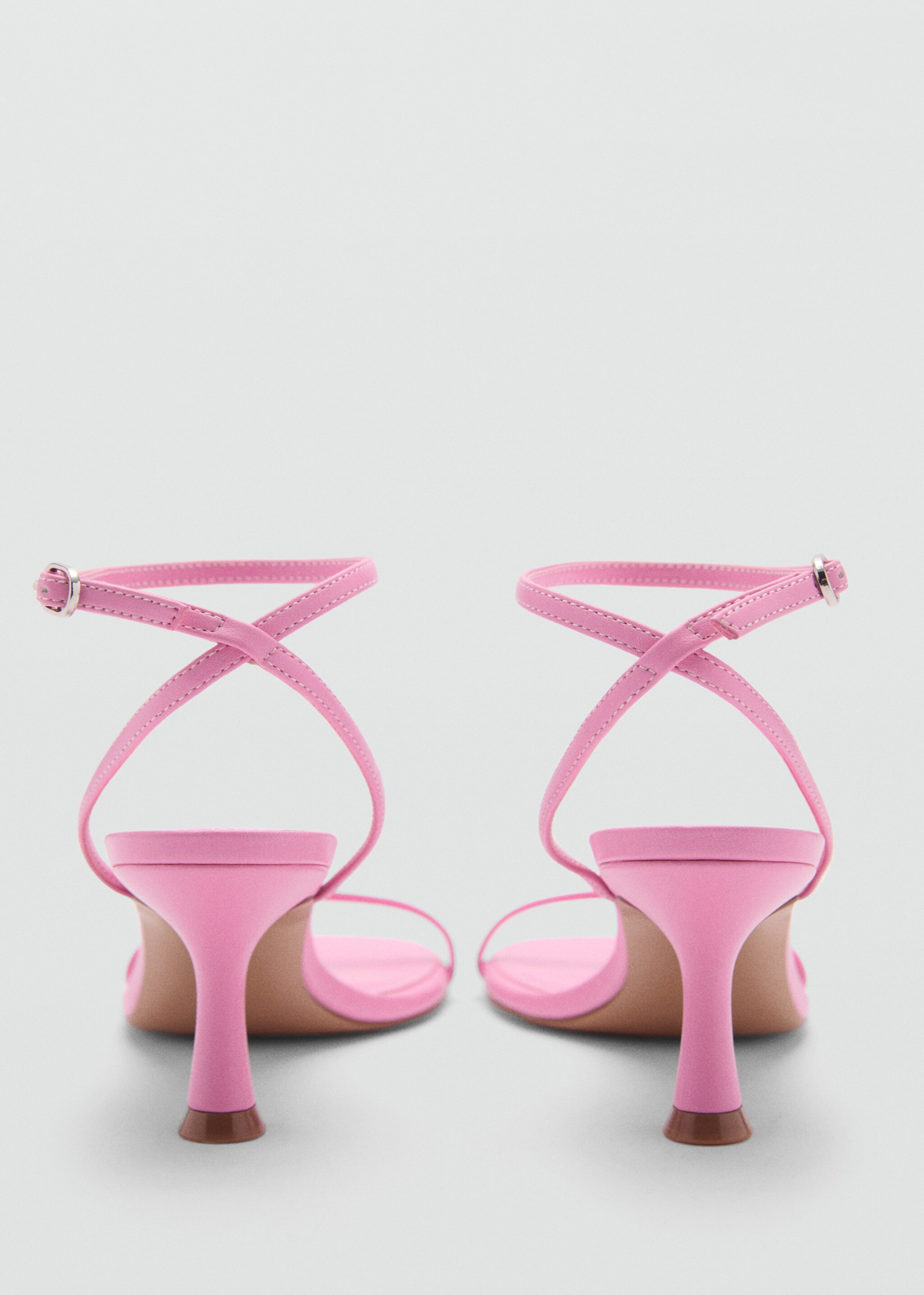 Sandales lanières boucle - Détail de l'article 2, Rose. Ref: 77030364-00.