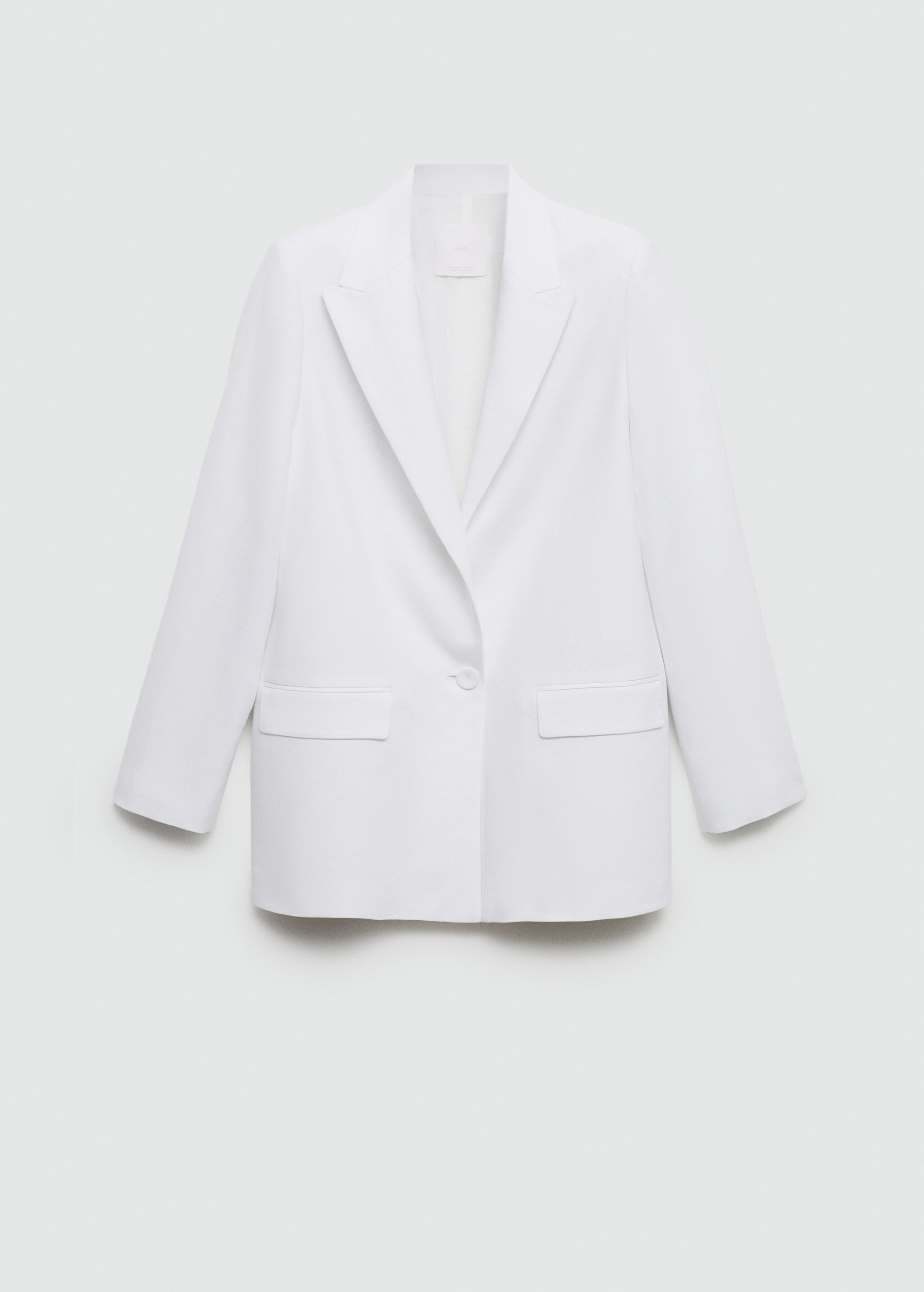 Straight linen blazer - Article without model