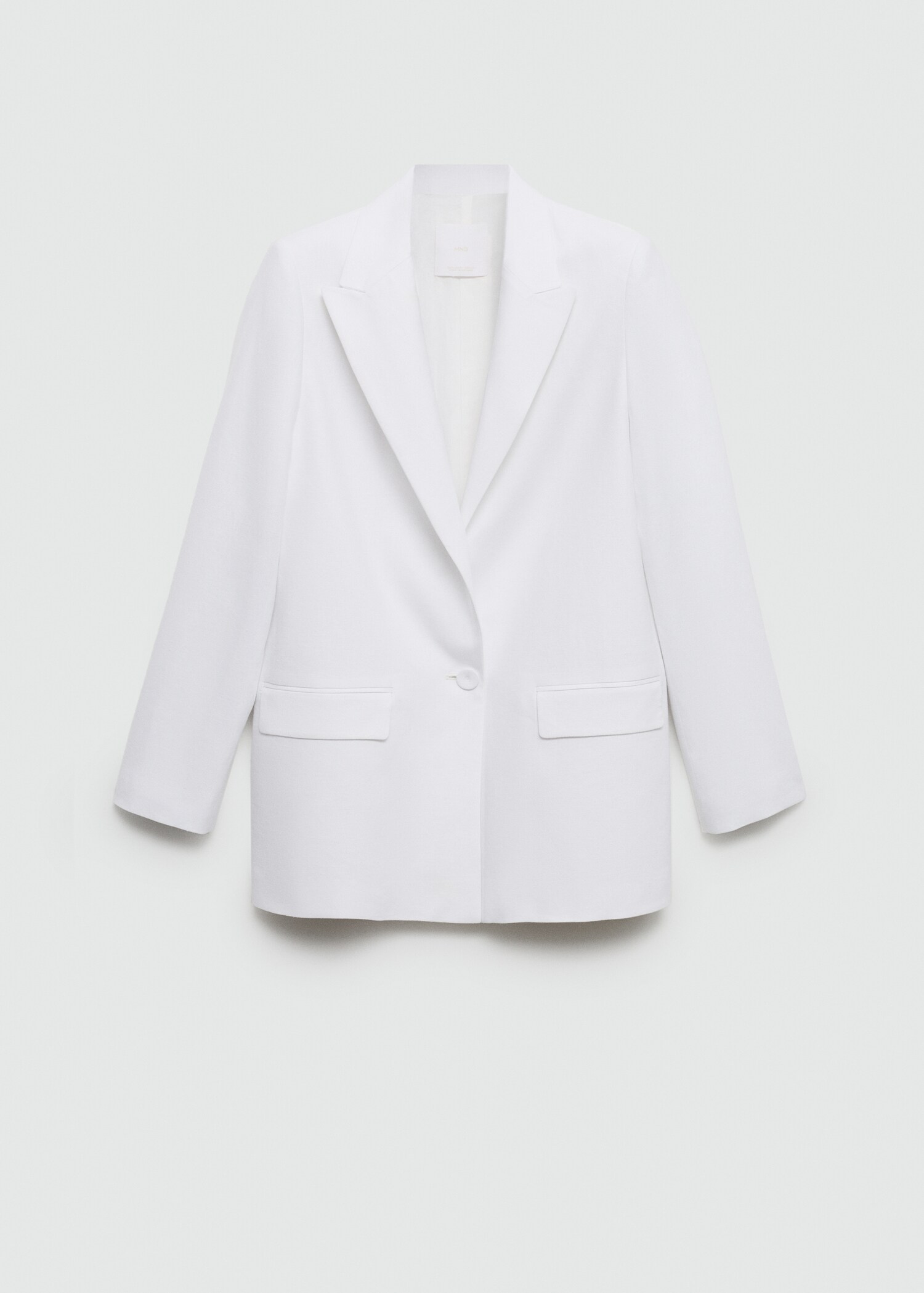 Straight linen blazer - Изделие без модели