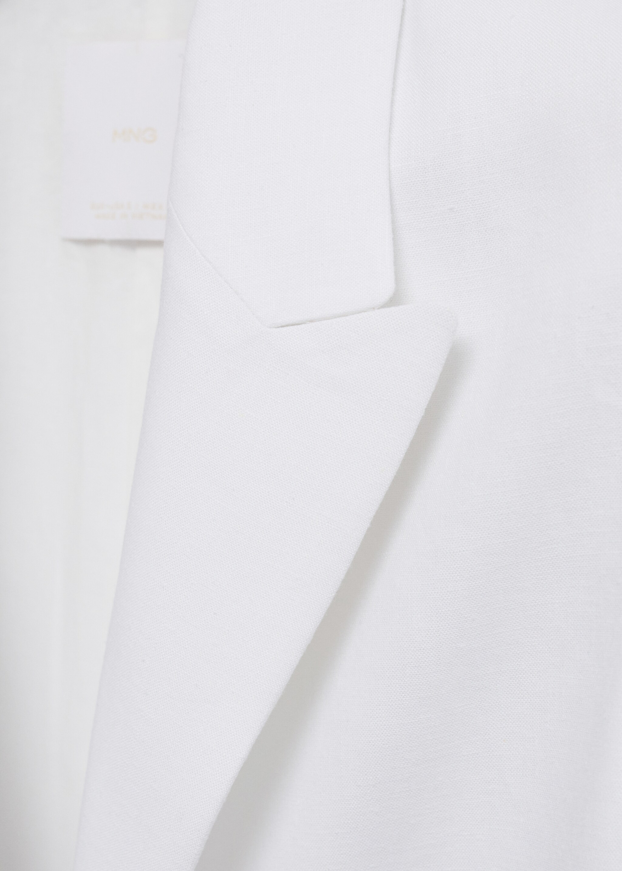 Düz keten blazer ceket - Ürün detayı 8