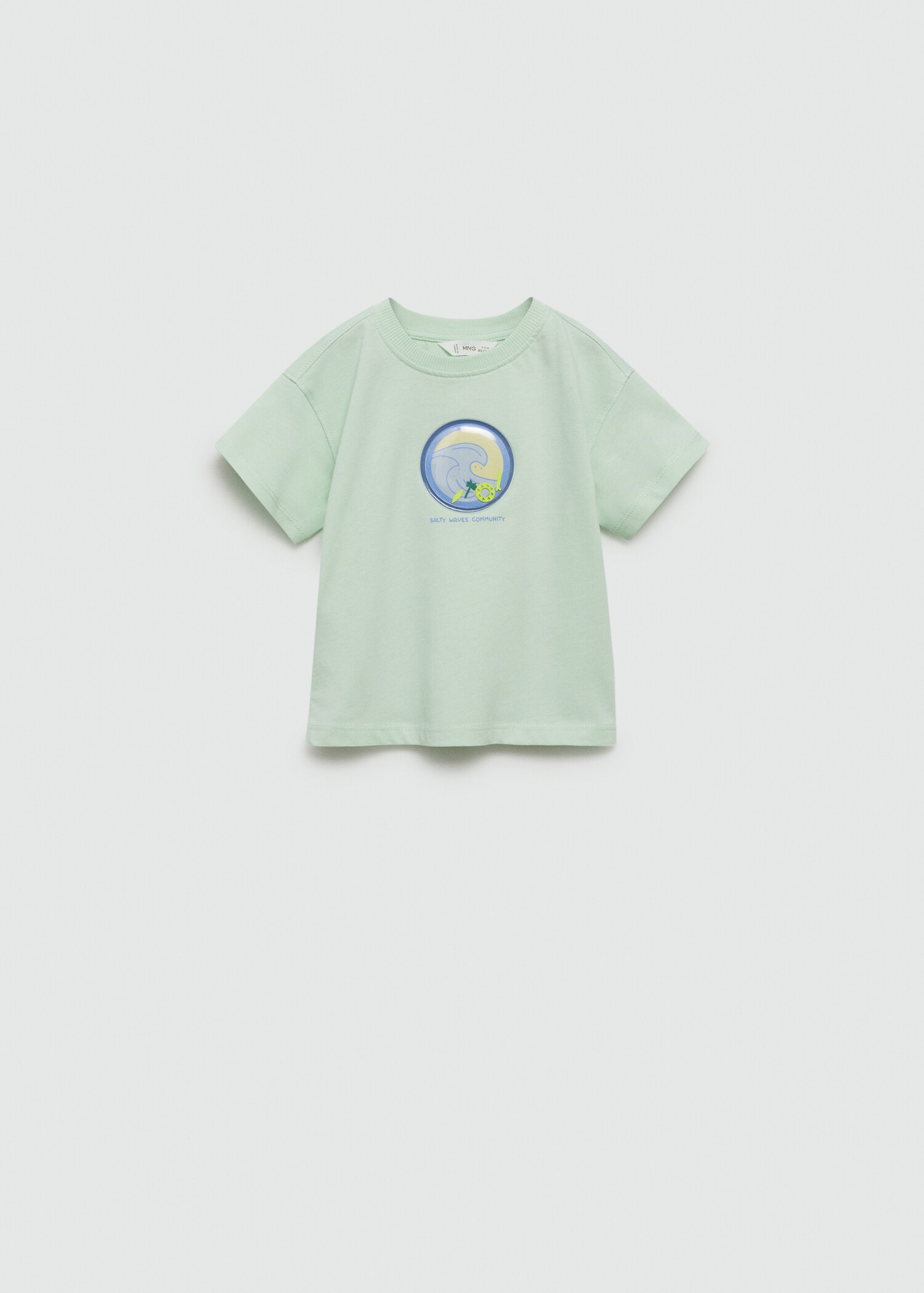 Camiseta estampada detalle relieve - Artículo sin modelo