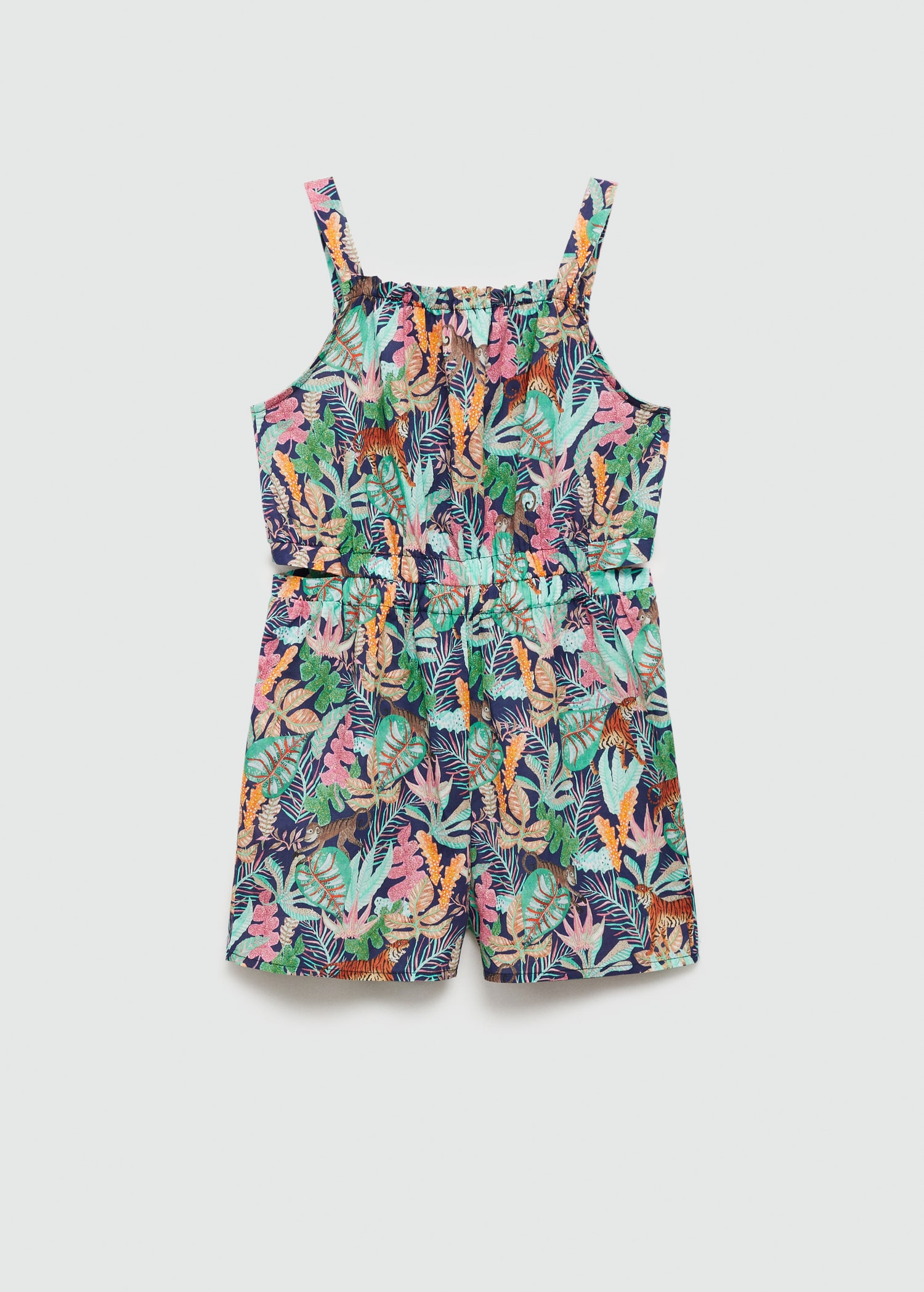 Tropical print jumpsuit - Article without model